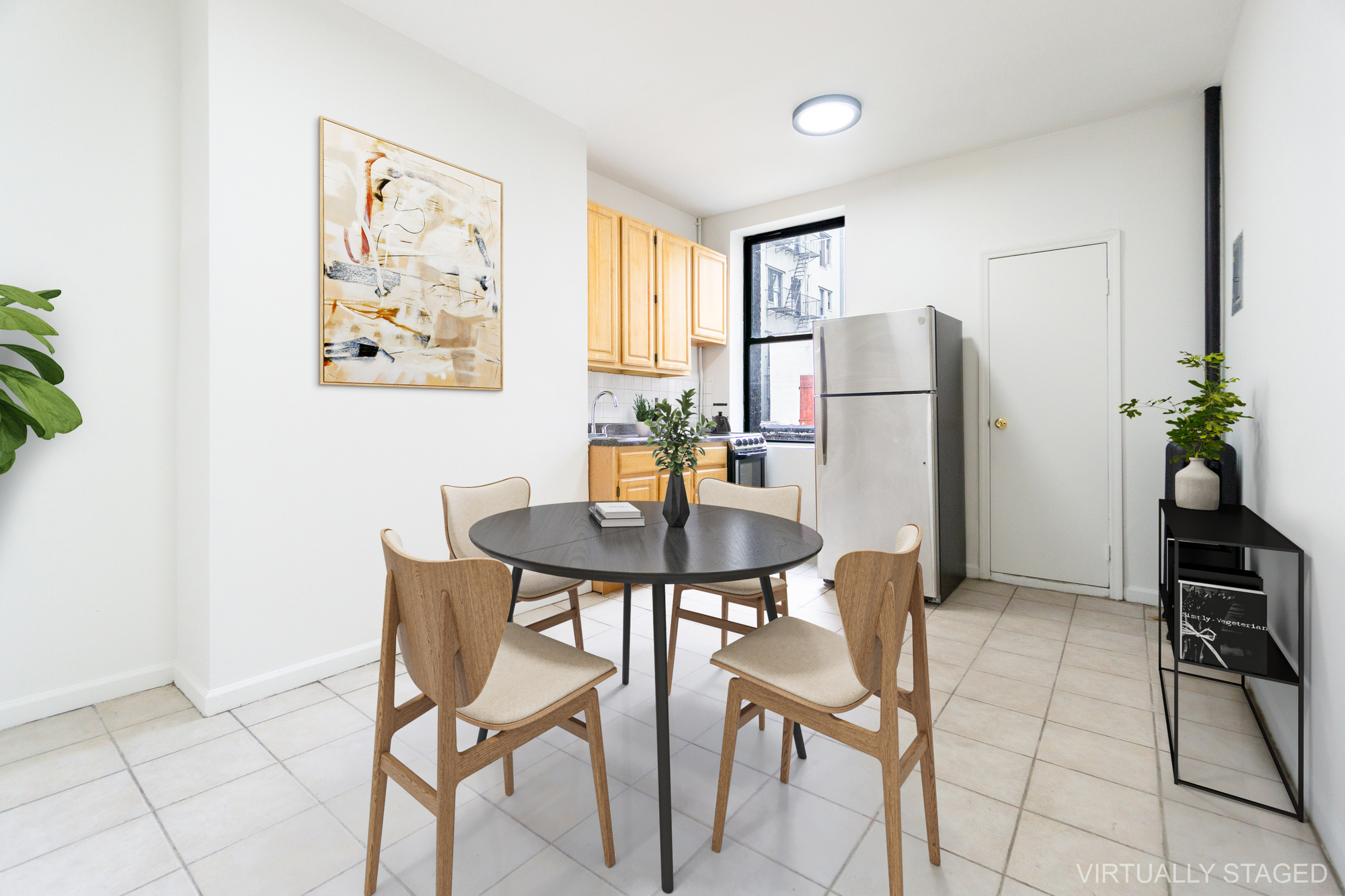 215 East 5th Street, Unit 3 Manhattan, NY 10003 - Photo 15 of 25 a dining room with furniture and window