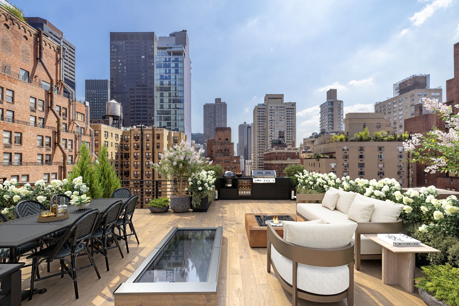 a view of a patio