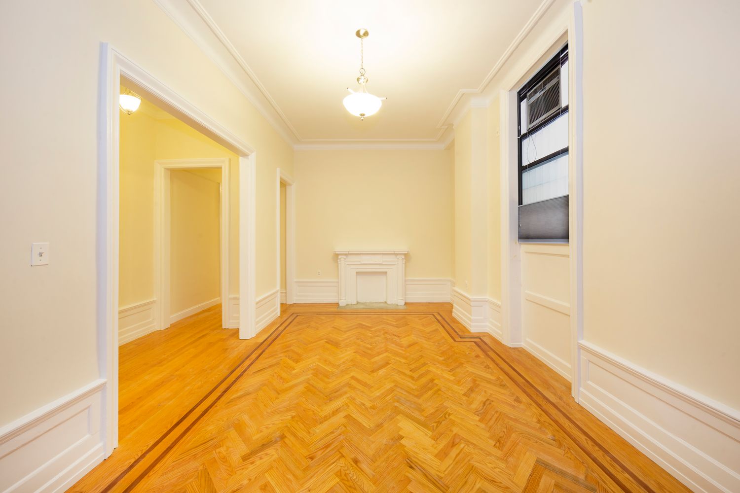 a view of a bedroom with a natural light