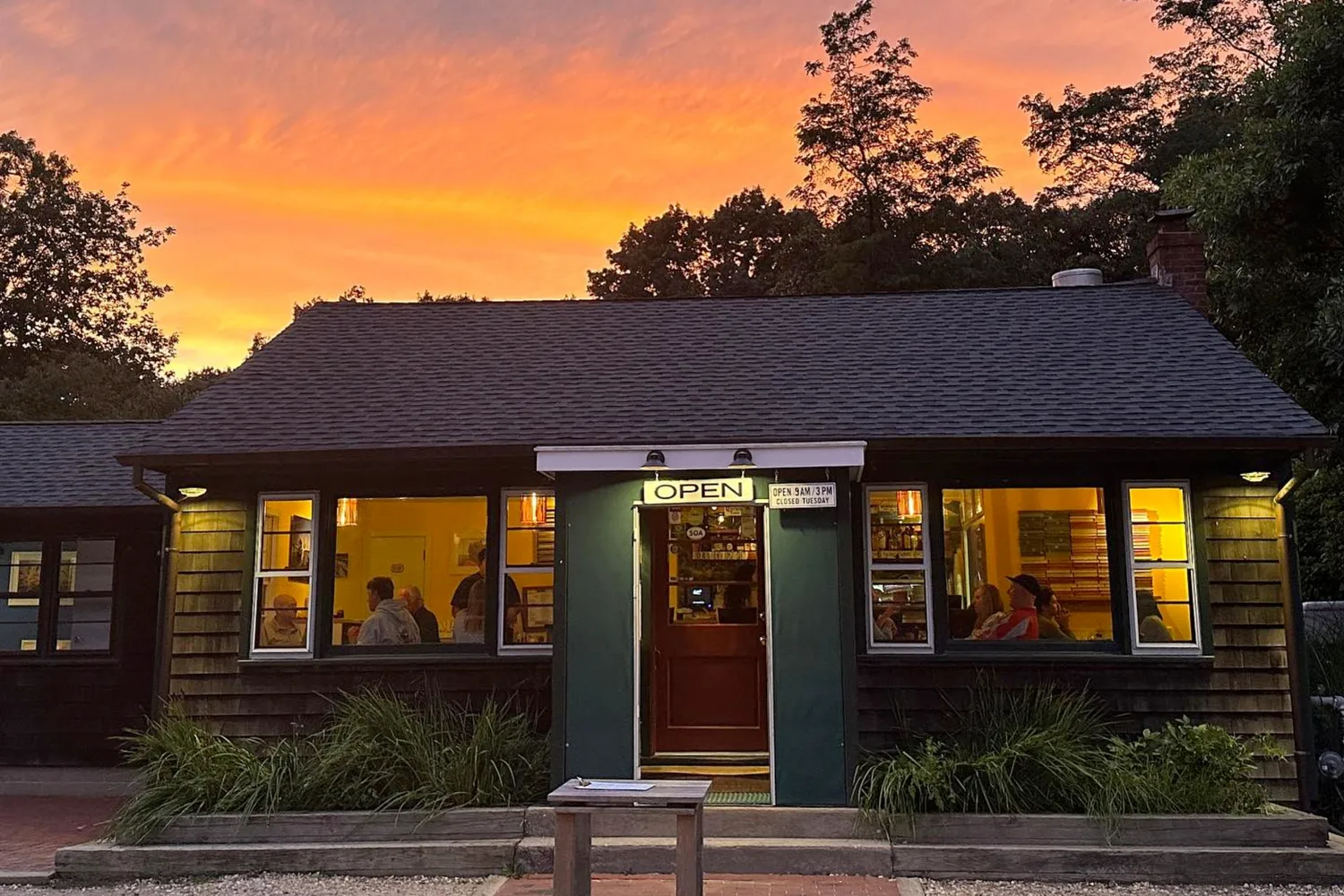 a front view of house with a garden