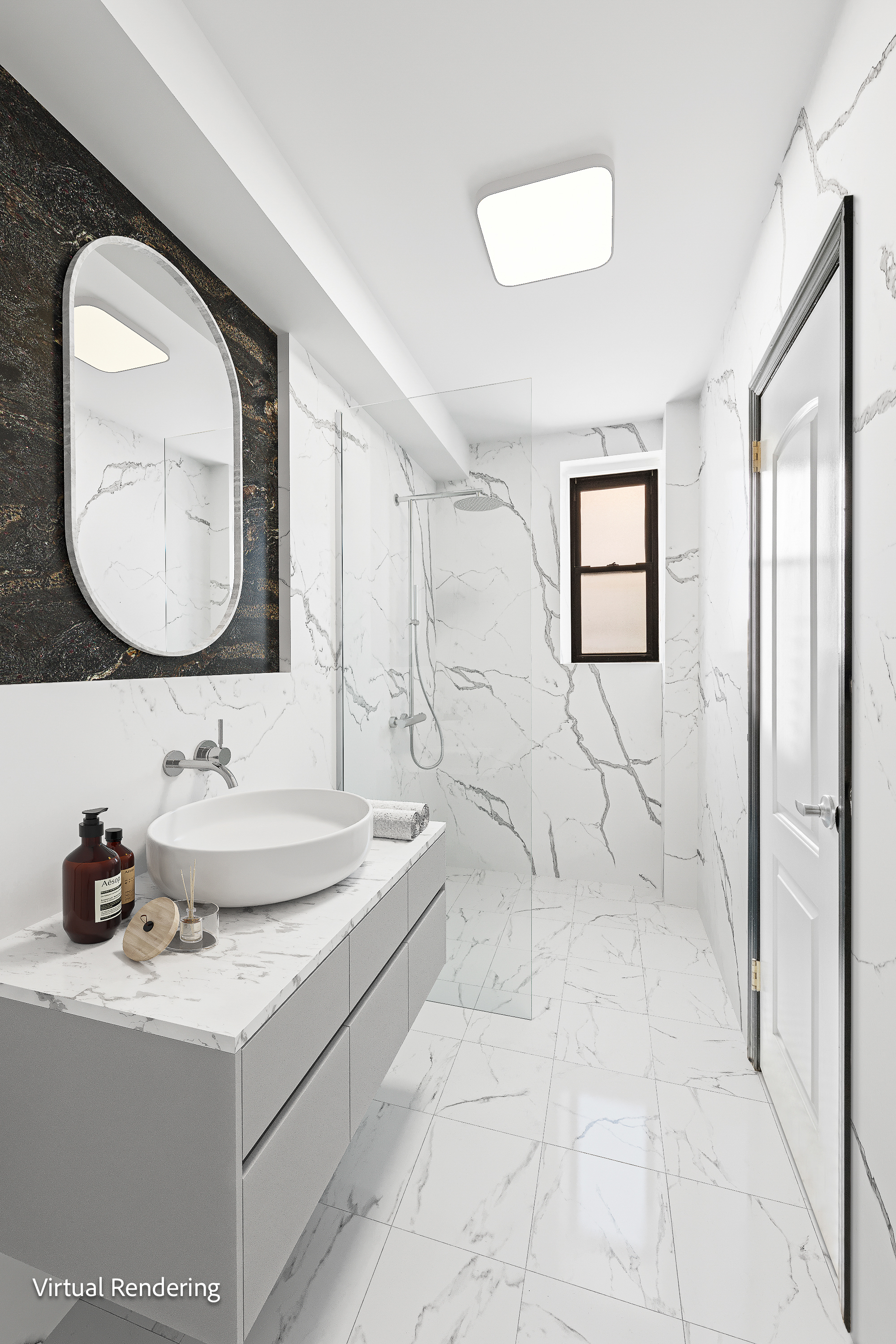 40 Clarkson Avenue Brooklyn, NY 11226 - Photo 5 of 18 a bathroom with a sink and a mirror