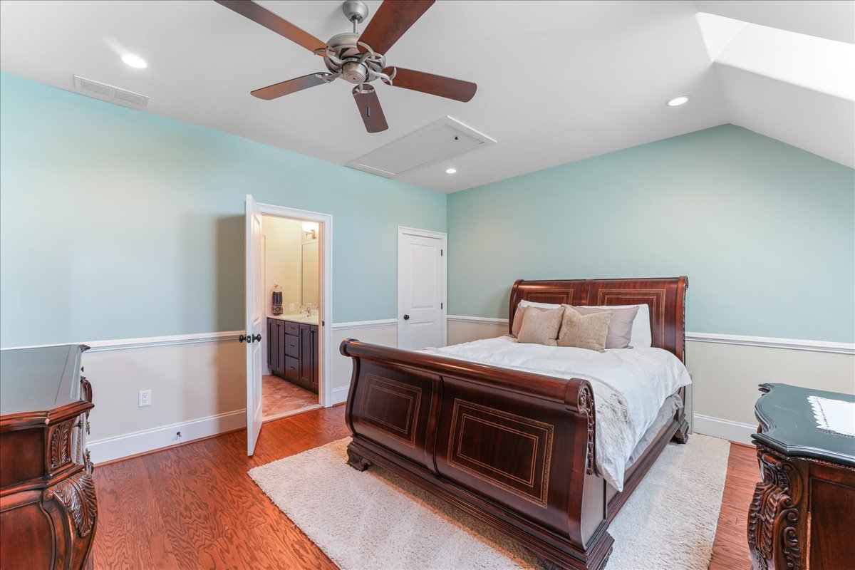 248 Valley Ridge Road Haverford, PA 19041 - Photo 29 of 44 a bedroom with a bed and wooden floor