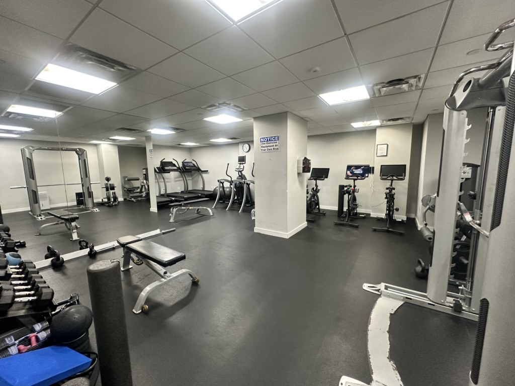 230 Ashland Place, Unit 19D Brooklyn, NY 11217 - Photo 9 of 11 a view of a room with gym equipment