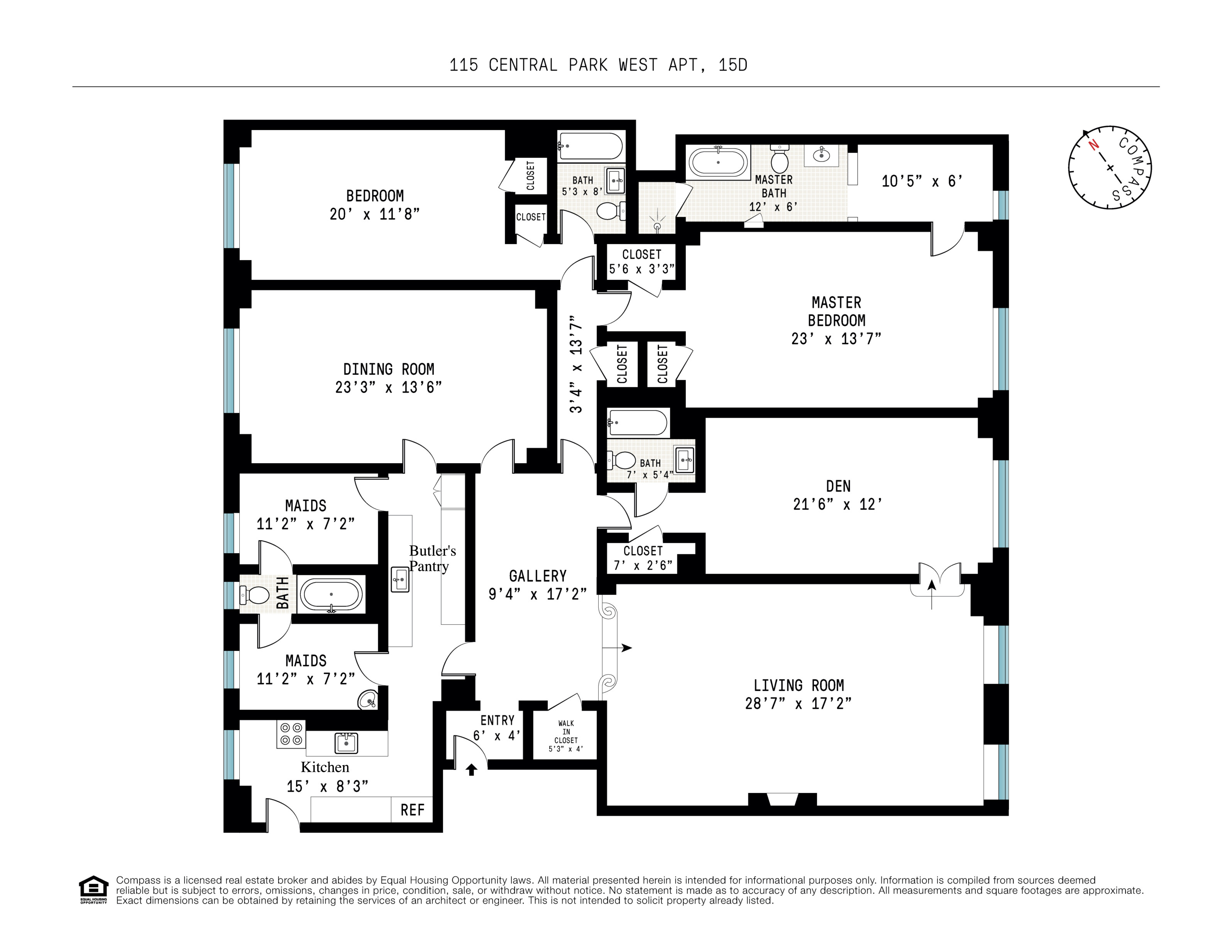 115 Central Park West, Unit 15D Manhattan, NY 10023 - Photo 15 of 16