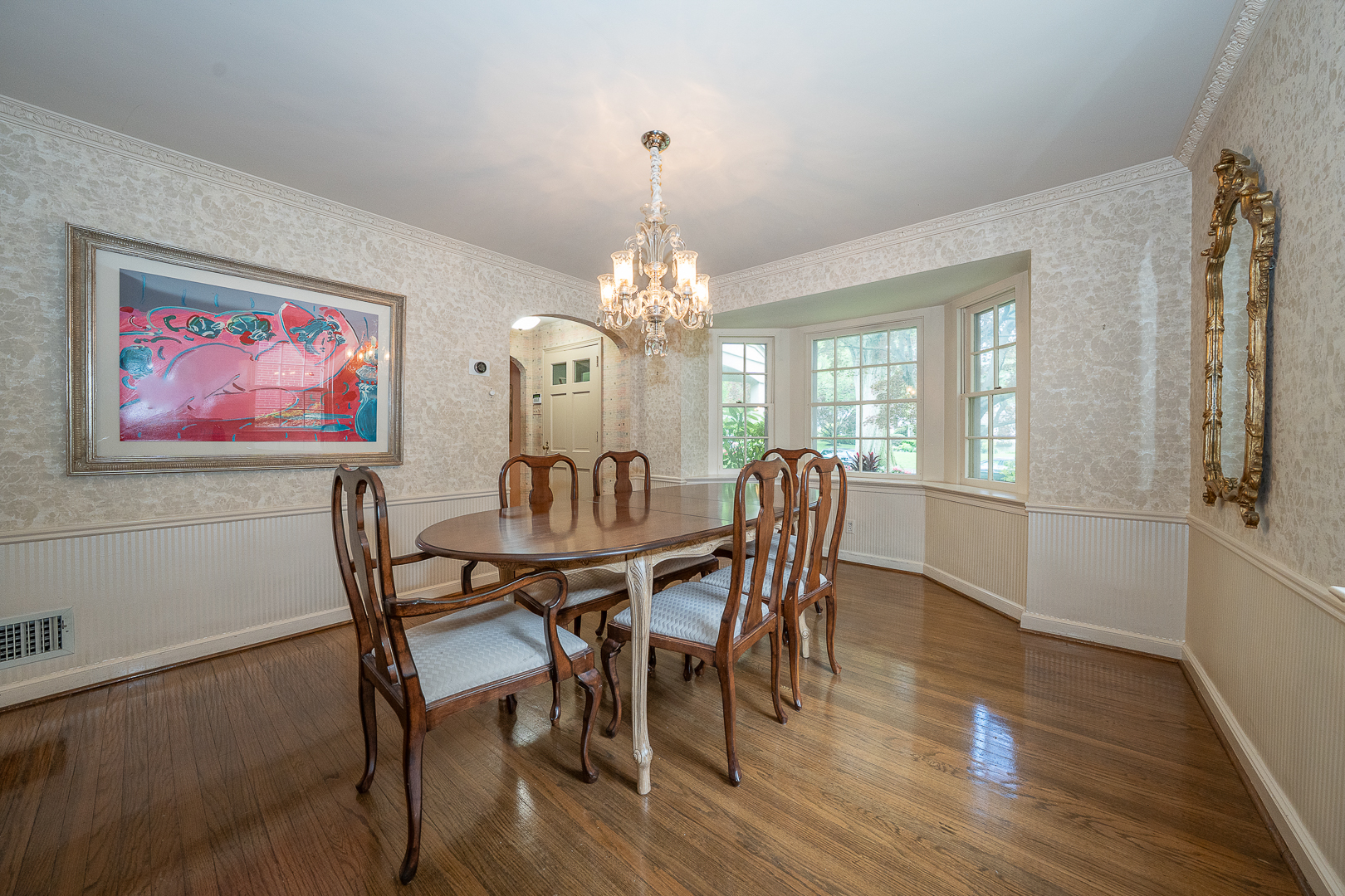 519 Mercer Road Merion Station, PA 19066 - Photo 13 of 58 a view of a dining room with furniture window and wooden floor