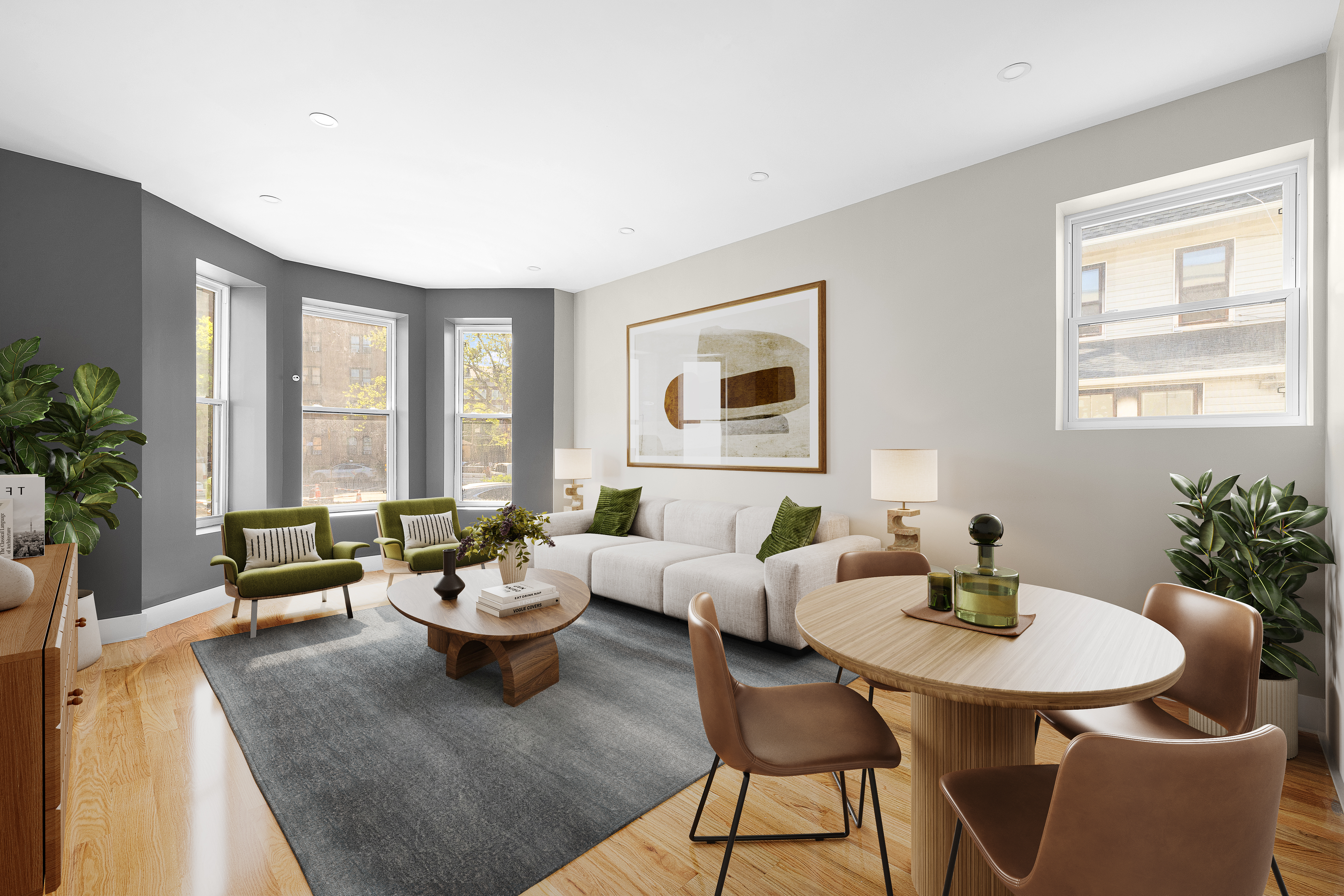 109 Amersfort Place Brooklyn, NY 11210 - Photo 2 of 11 a living room with furniture and window