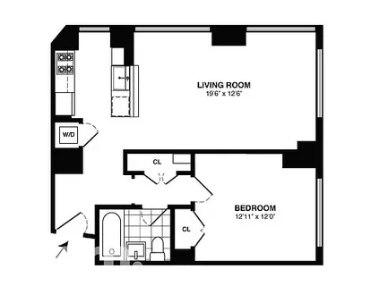 a picture of a book shelf