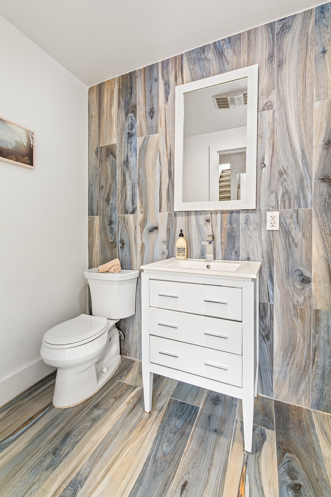 120 Pulaski Street, Unit 1B Brooklyn, NY 11206 - Photo 8 of 13 a bathroom with a sink toilet and shower