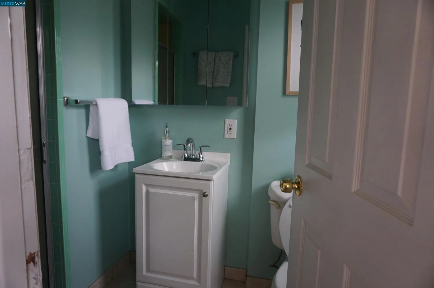 a bathroom with a sink and toilet