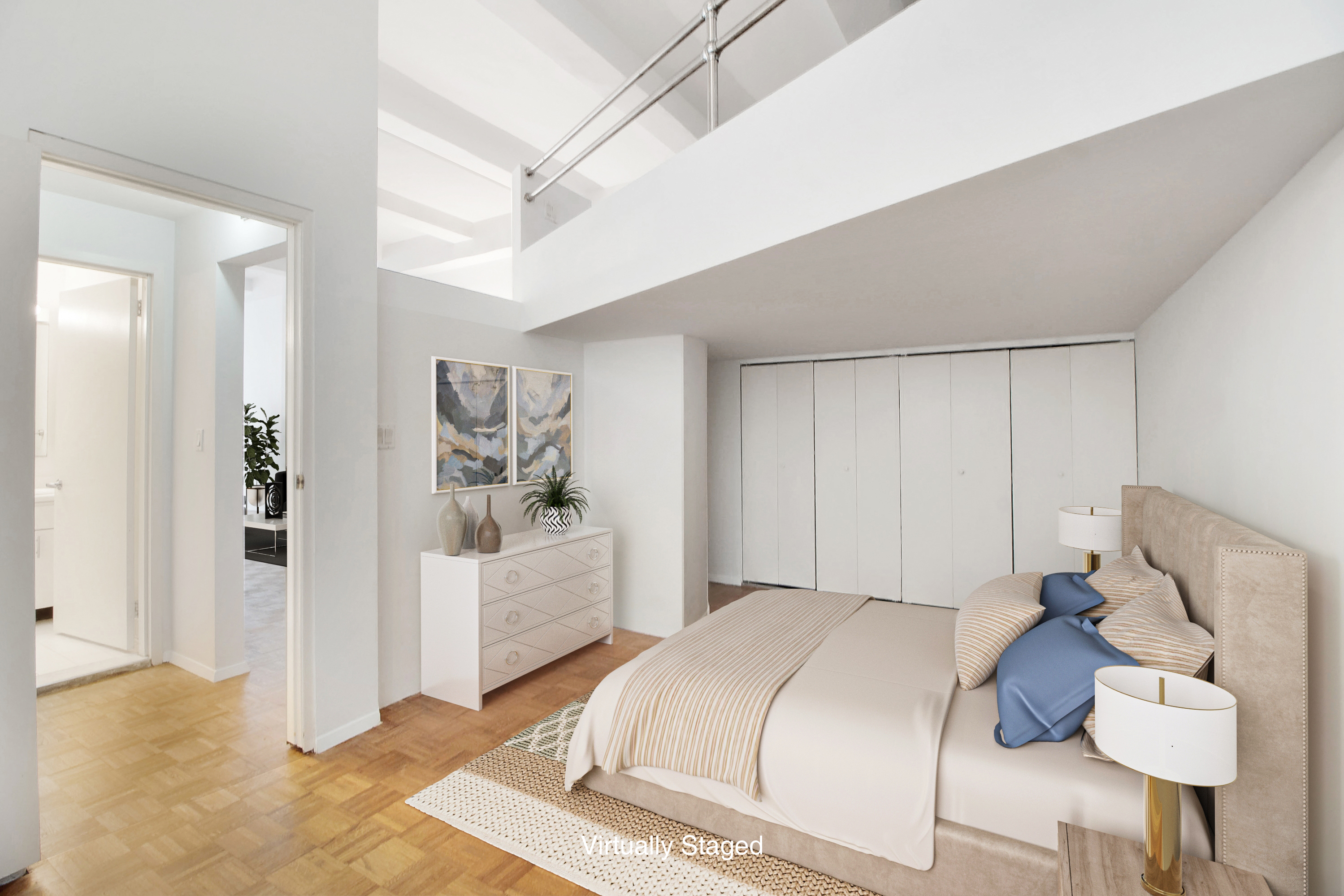 1255 5th Avenue, Unit 5J Manhattan, NY 10029 - Photo 3 of 17 a bedroom with a bed and a couch