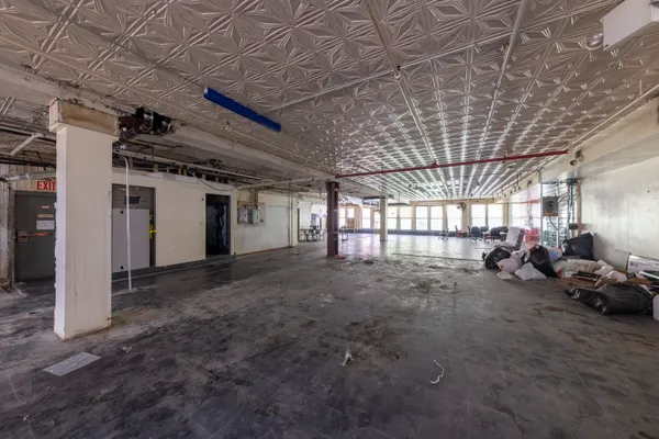 a view of storage and utility room