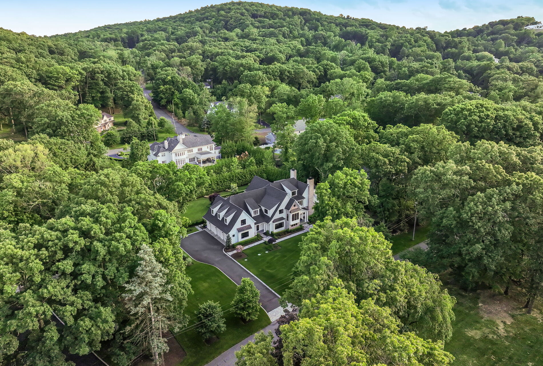 838 Seneca Road Franklin Lakes, NJ 07417 - Photo 85 of 92 an aerial view of a house with a yard