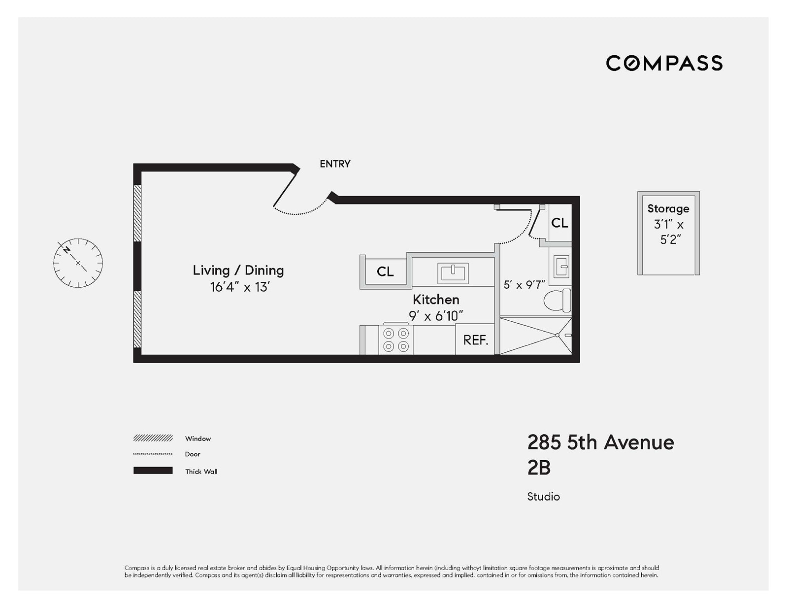 285 5th Avenue, Unit 2B Brooklyn, NY 11215 - Photo 6 of 6 a picture of a wall