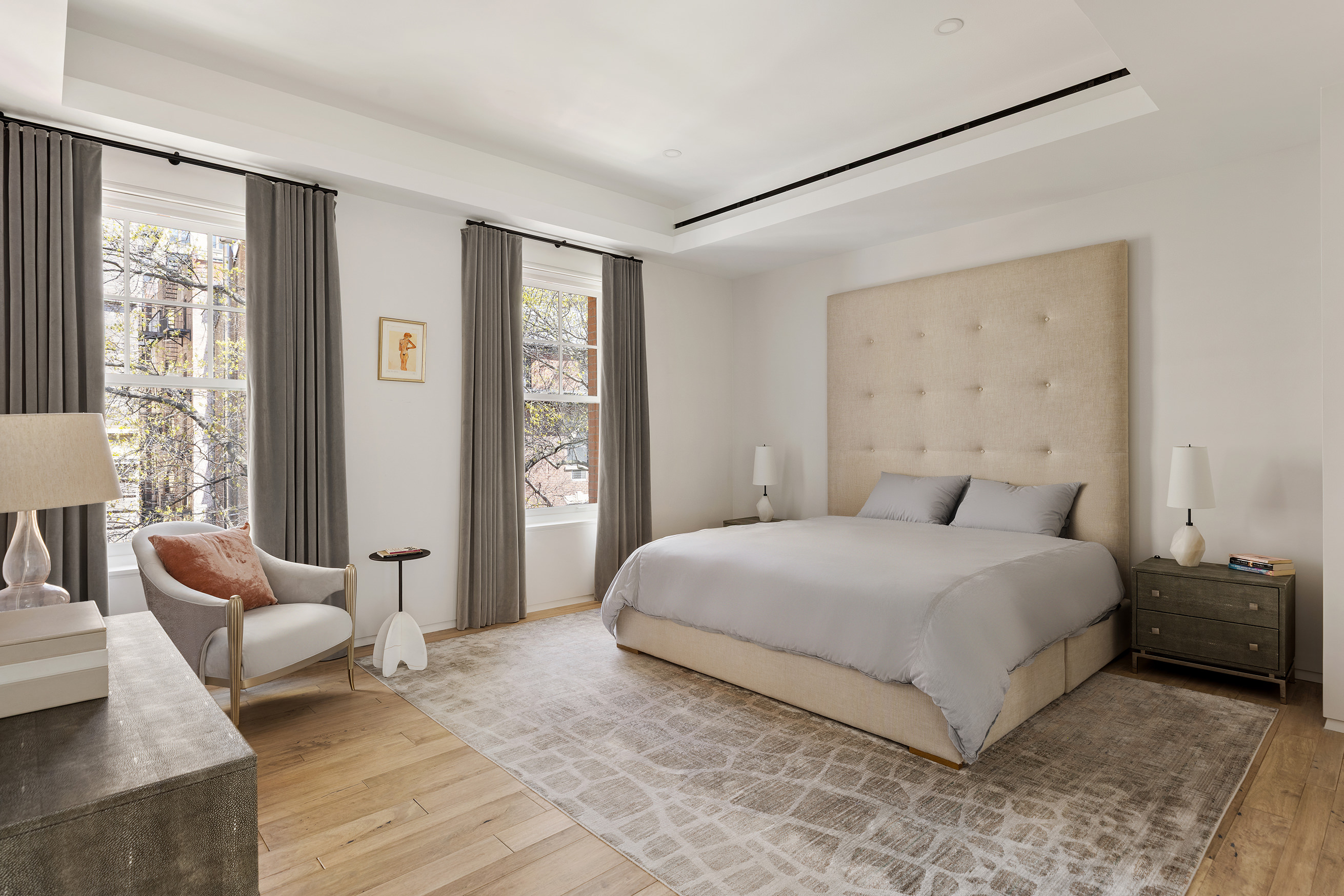 272 West 91st Street Manhattan, NY 10024 - Photo 12 of 30 a bedroom with a bed and a couch