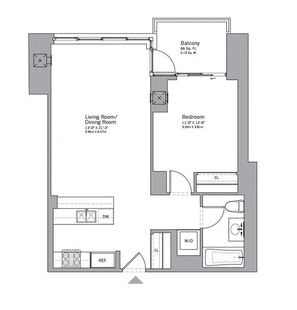 $1,300,000 | 46-30 Center Boulevard, Unit 1106 | Long Island City