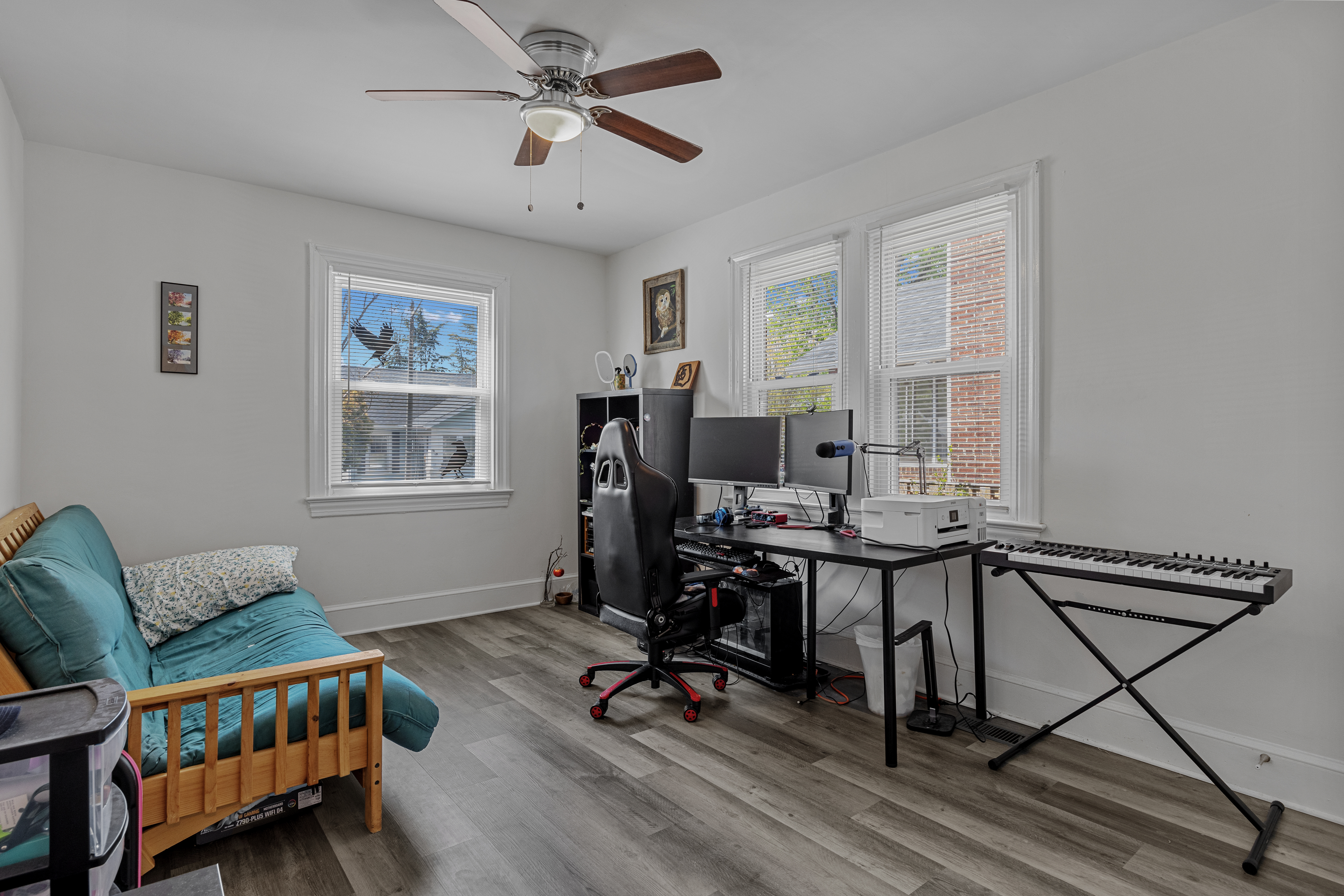 34 East Walnut Street Alexandria, VA 22301 - Photo 11 of 15 a view of a workspace with furniture and a window