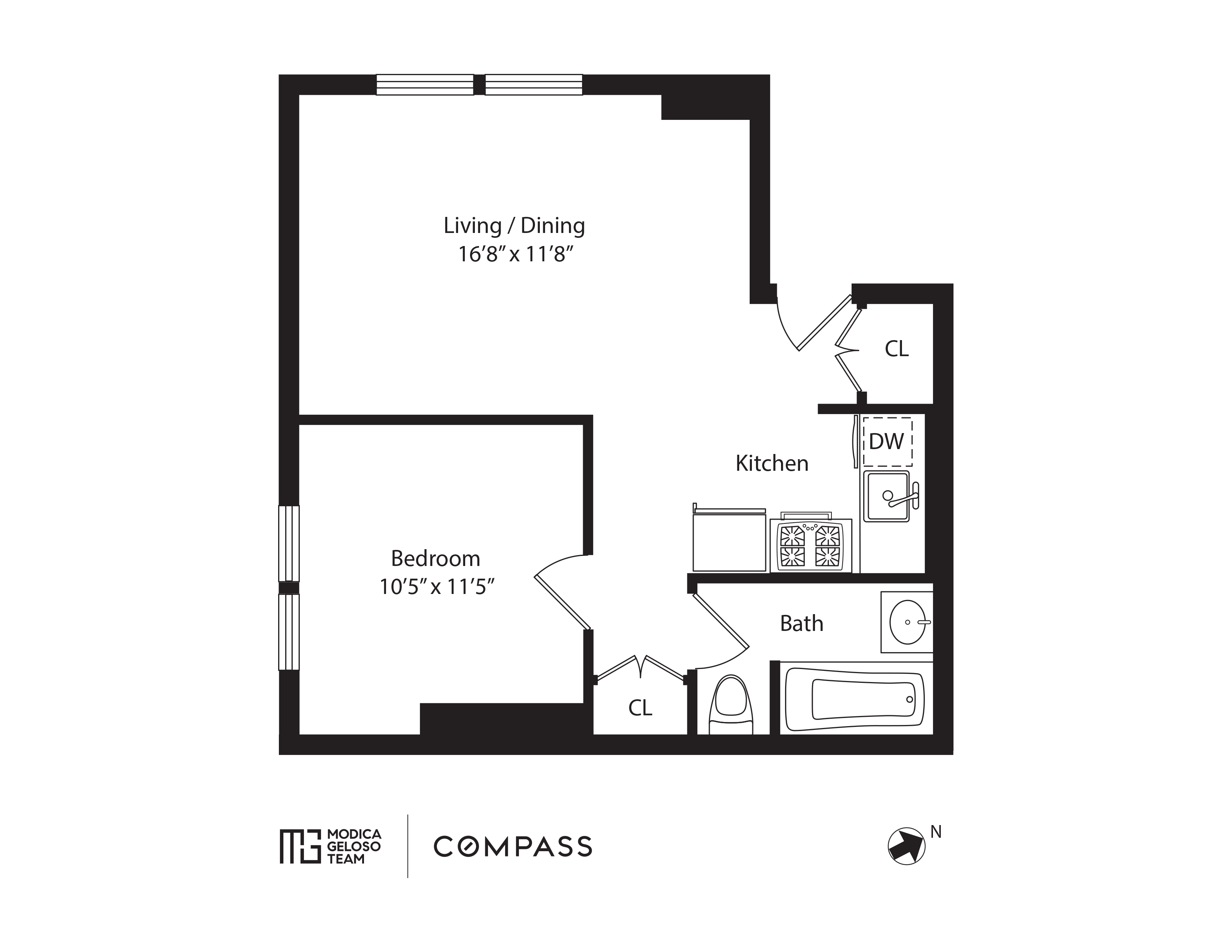 188 Eckford Street, Unit 4 Brooklyn, NY 11222 - Photo 5 of 5 a picture of a bench in front of a microwave