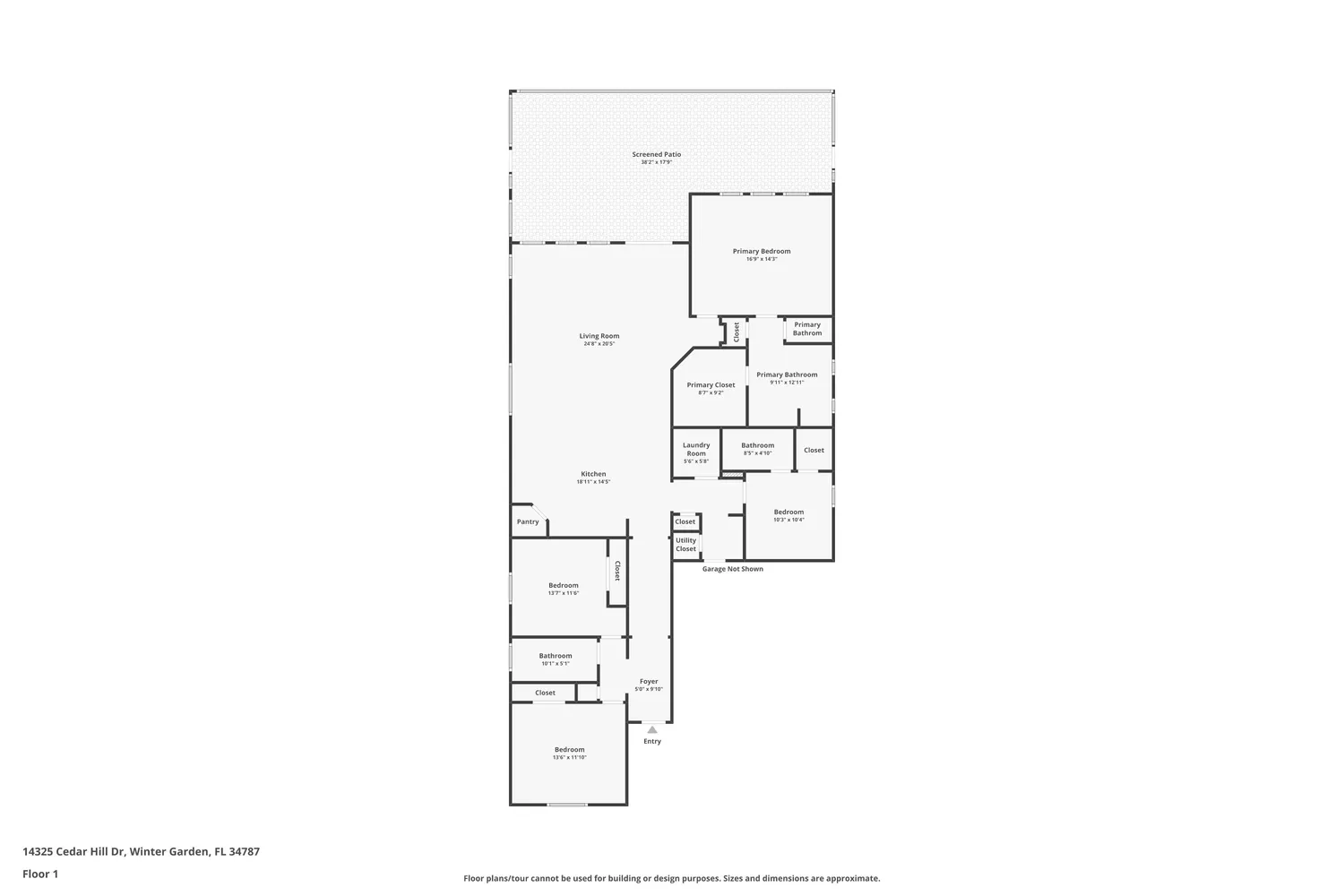 $625,000 | 14325 Cedar Hill Drive, Winter Garden, FL 34787