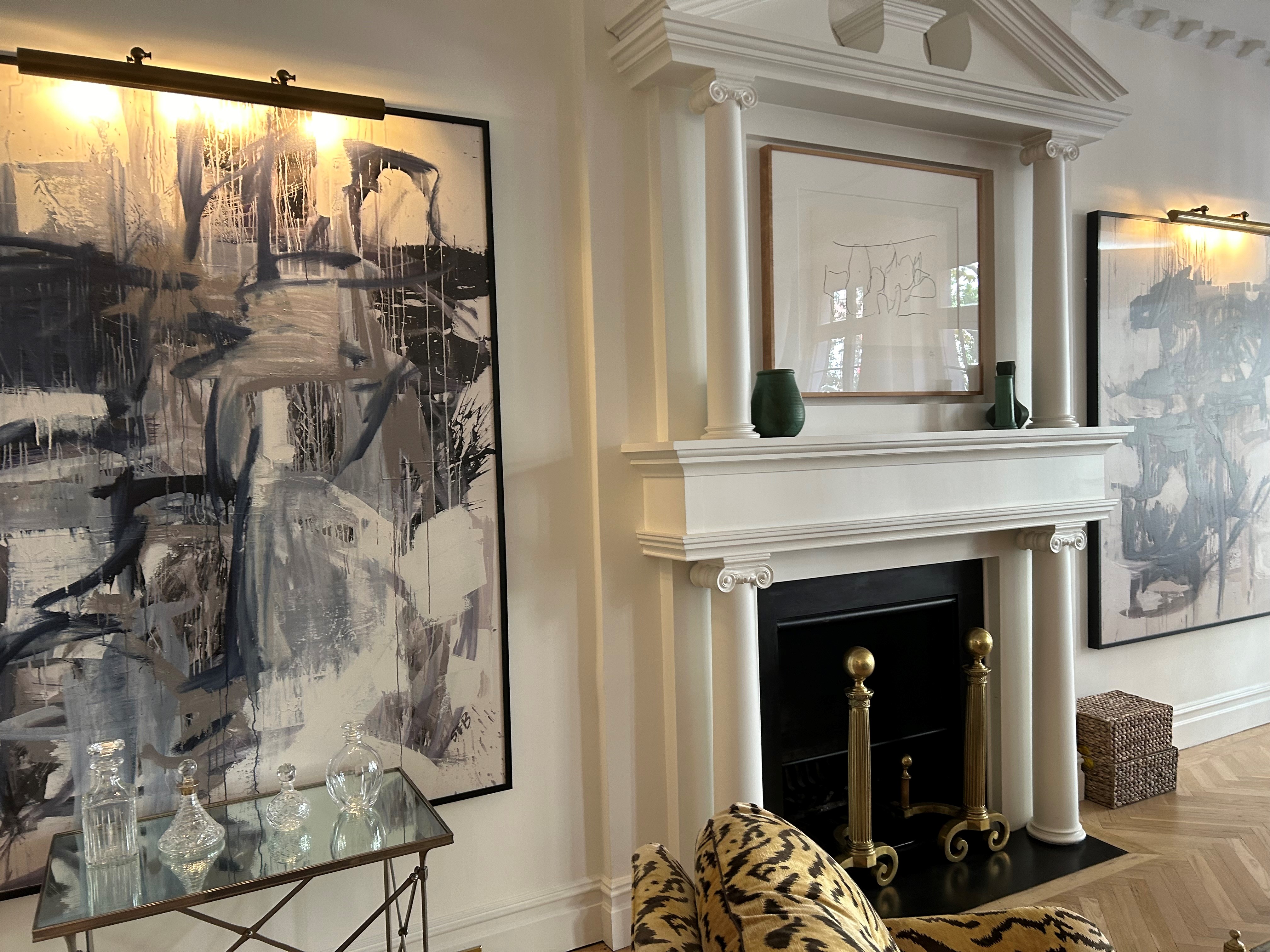 36 East 69th Street, Unit 2AB Manhattan, NY 10021 - Photo 14 of 26 a living room with a fireplace