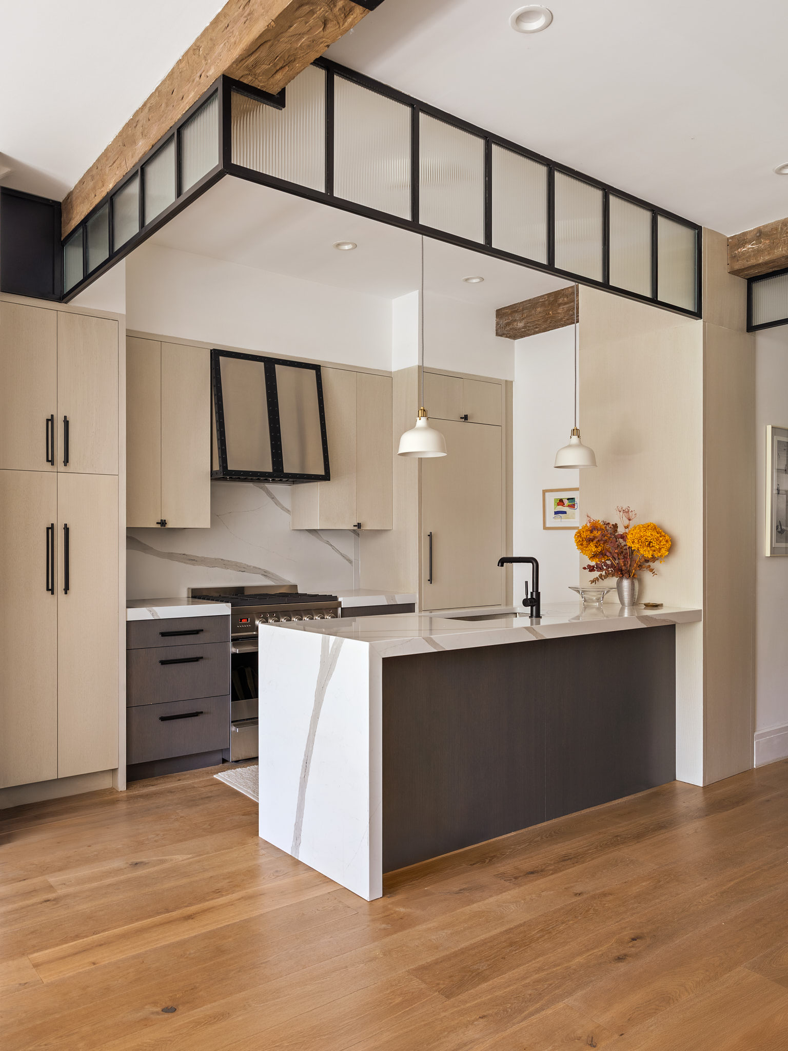 139 Sackett Street, Unit 2 Brooklyn, NY 11231 - Photo 4 of 10 a kitchen with stainless steel appliances granite countertop a sink and stove top oven