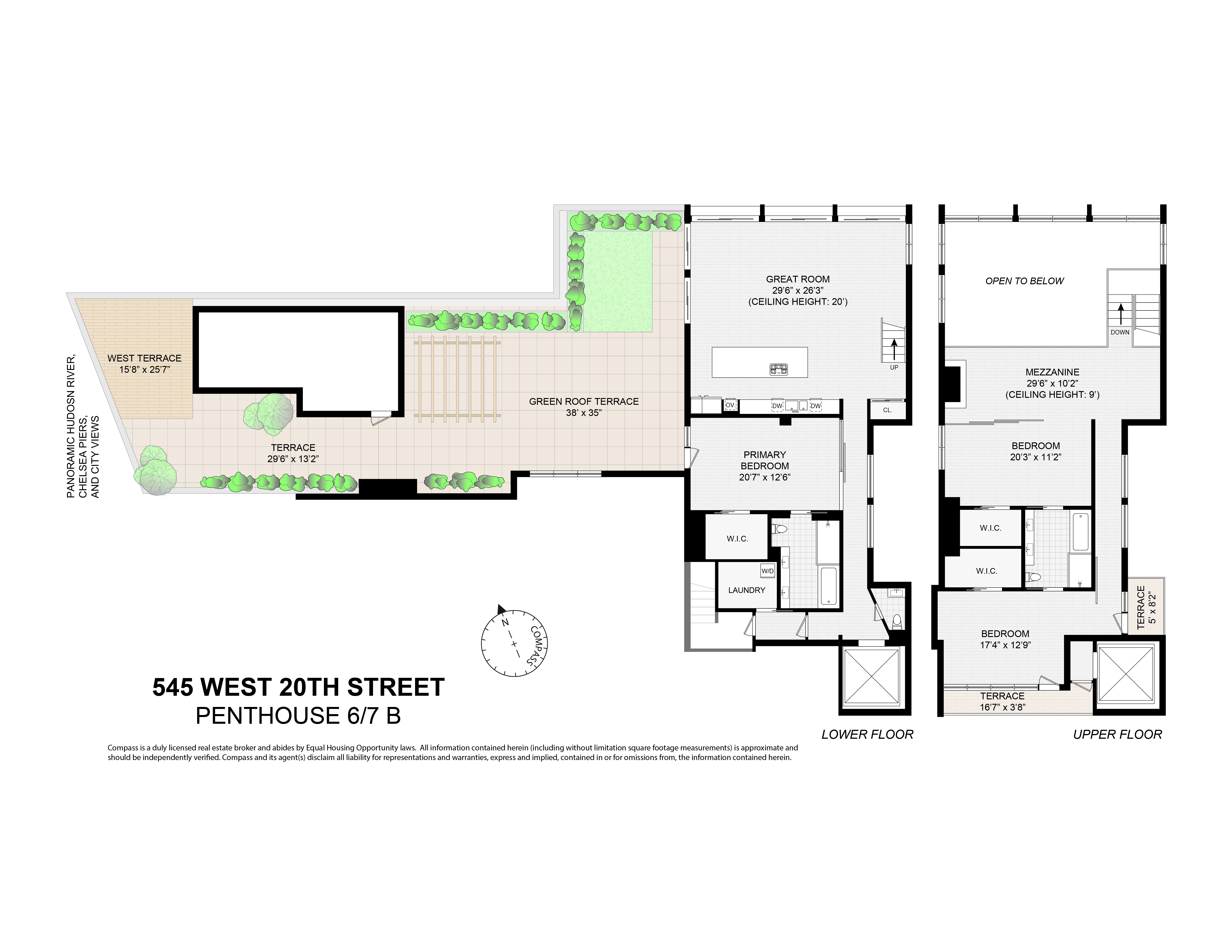 545 West 20th Street, Unit PH6/7B Manhattan, NY 10011 - Photo 11 of 11 Gallery Image 11