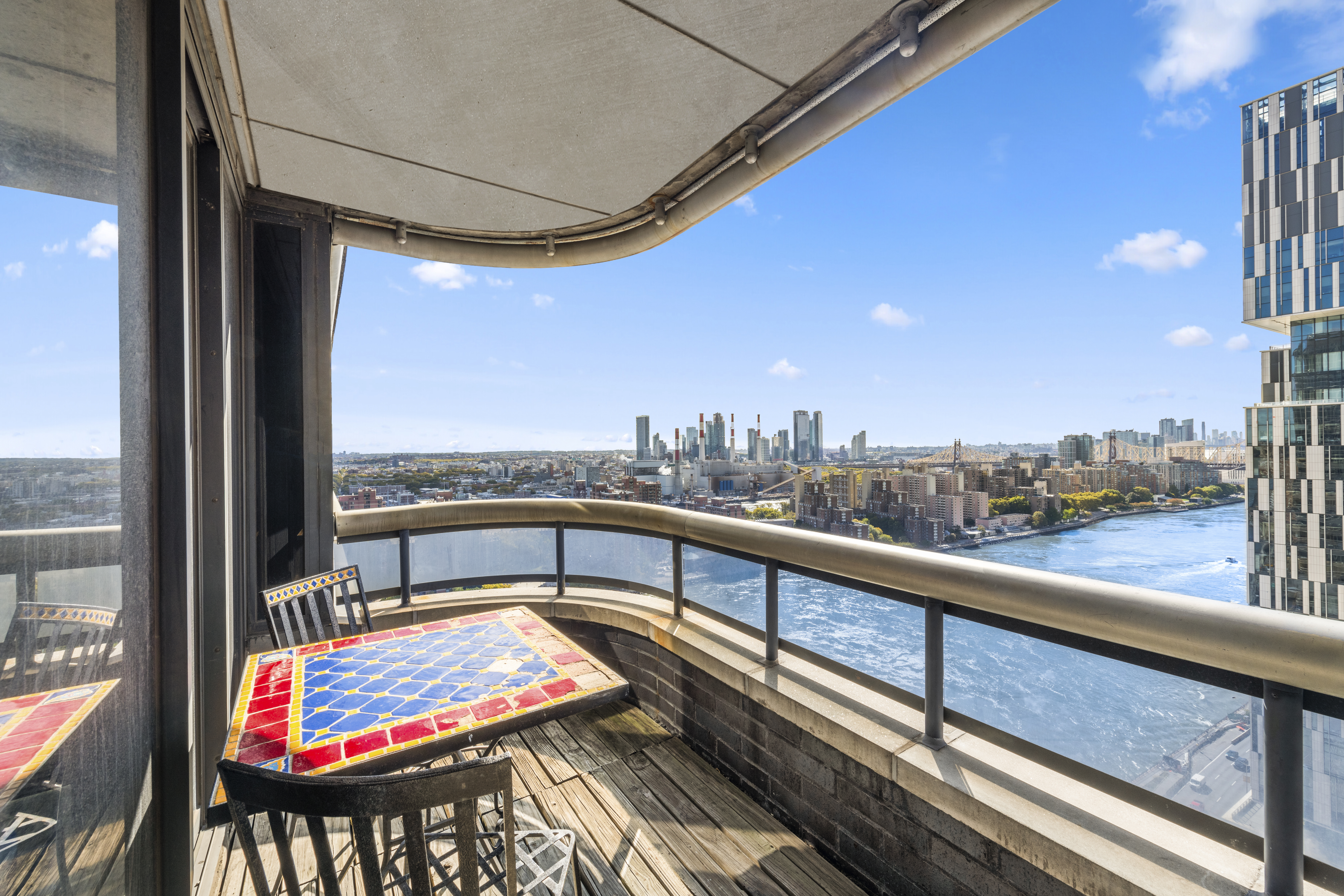 530 East 76th Street Manhattan, NY 10021 - Photo 16 of 20 a view of a balcony with furniture