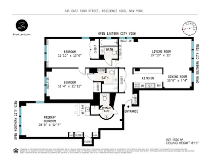 $1,195,000 | 345 East 52nd Street, Unit 10CD | Midtown East