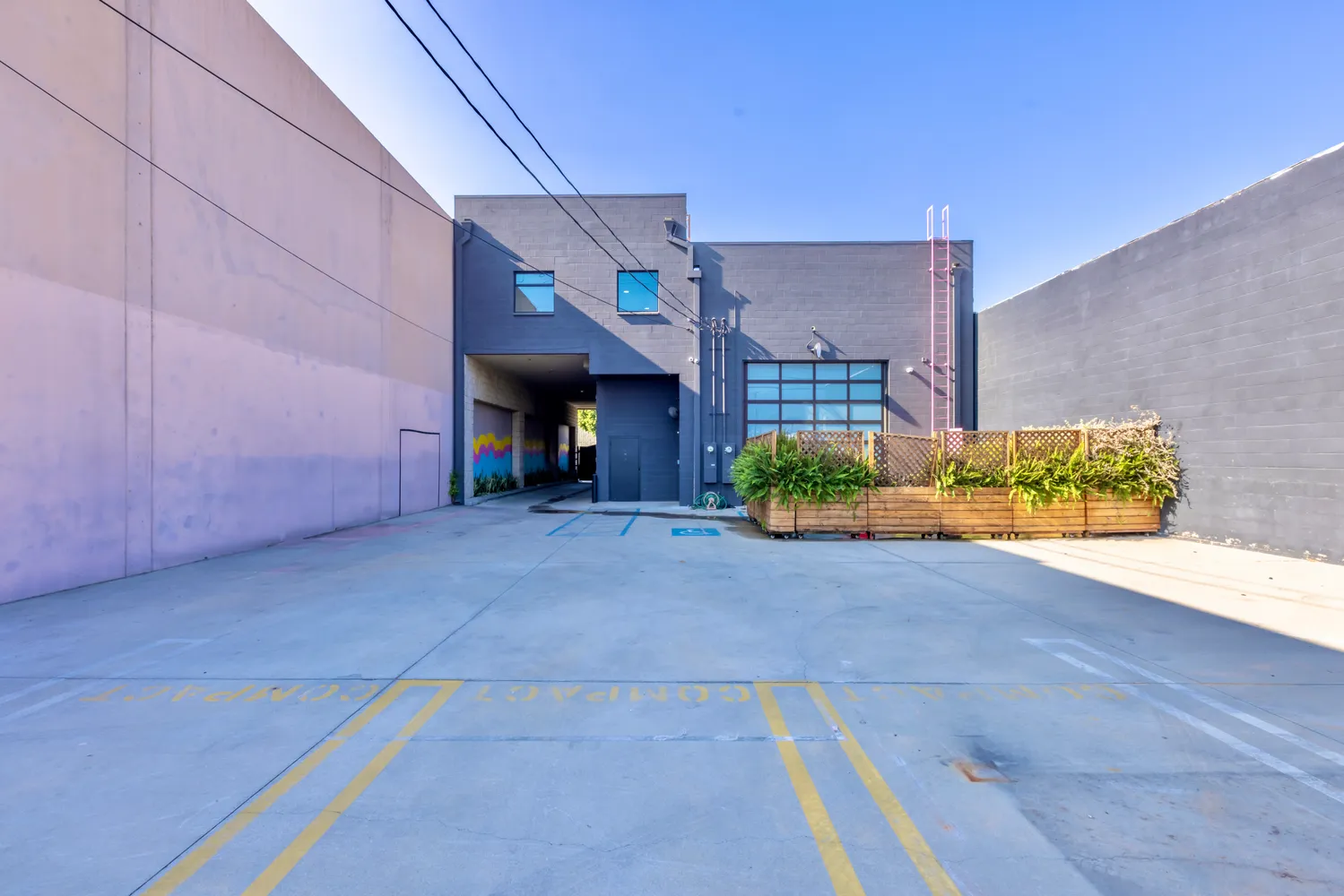 a view of swimming pool with a patio