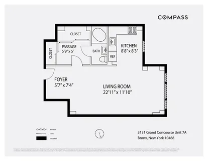 $145,000 | 3131 Grand Concourse, Unit 7A | Bedford Park