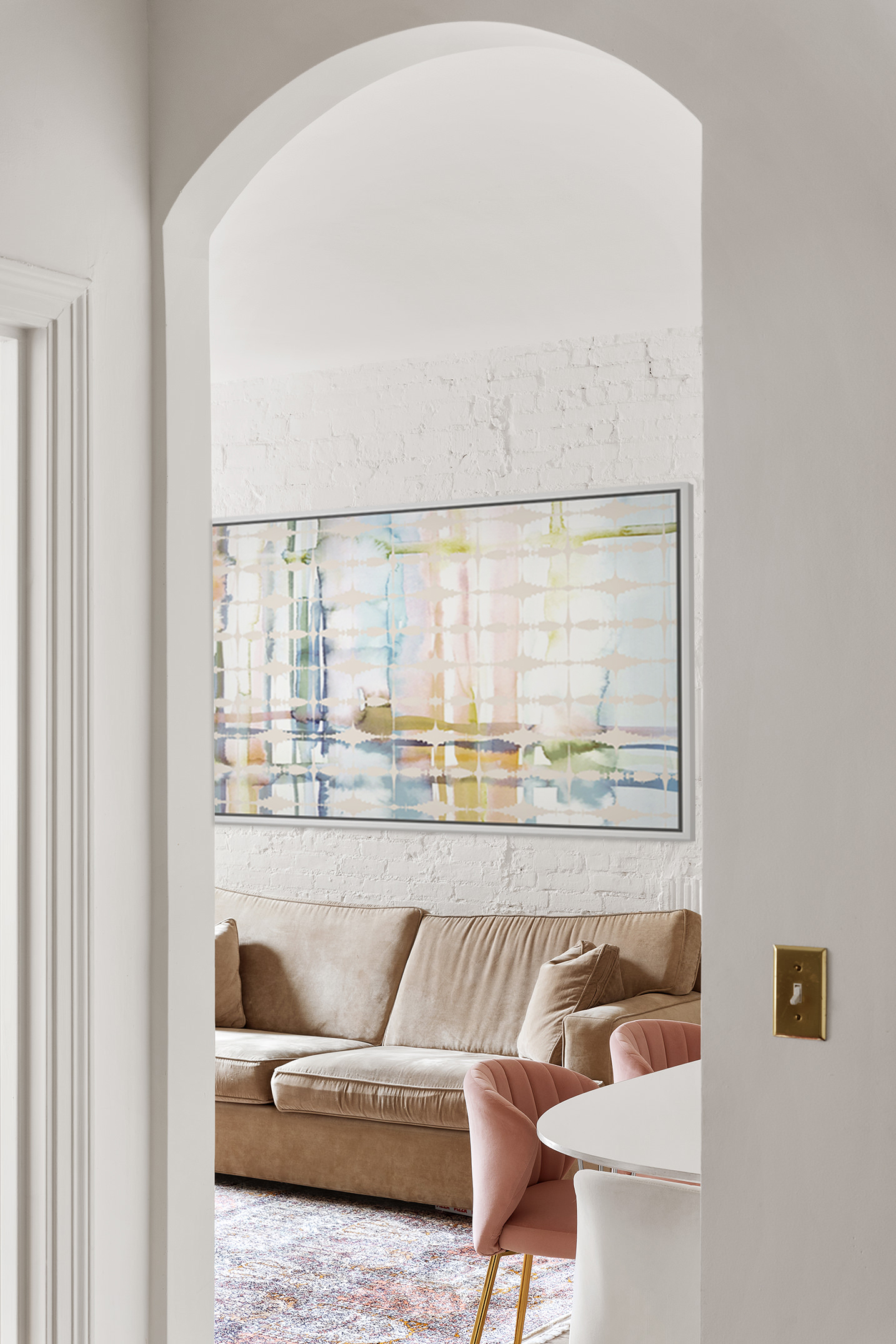 525 East 84th Street, Unit 3B Manhattan, NY 10028 - Photo 2 of 10 a living room with furniture and a large window