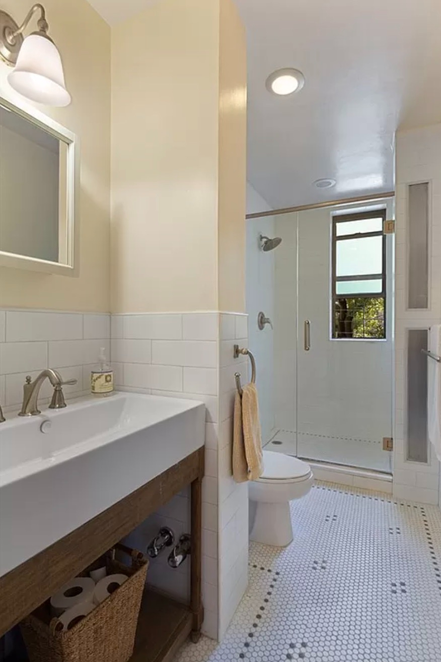 807 Riverside Drive, Unit 4B Manhattan, NY 10032 - Photo 8 of 12 a bathroom with a sink toilet and shower
