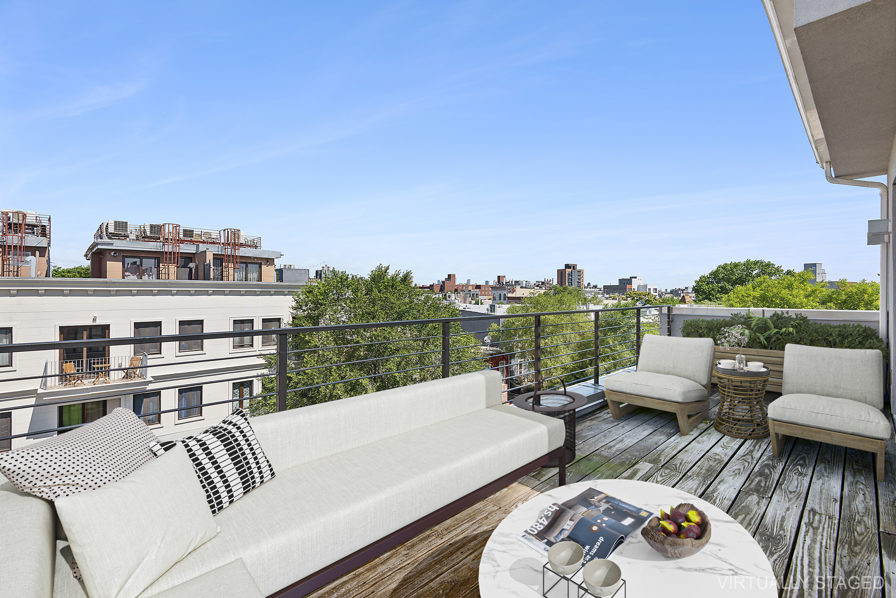 27 Dodworth Street, Unit PHF Brooklyn, NY 11221 - Photo 7 of 18 a terrace view with seating space