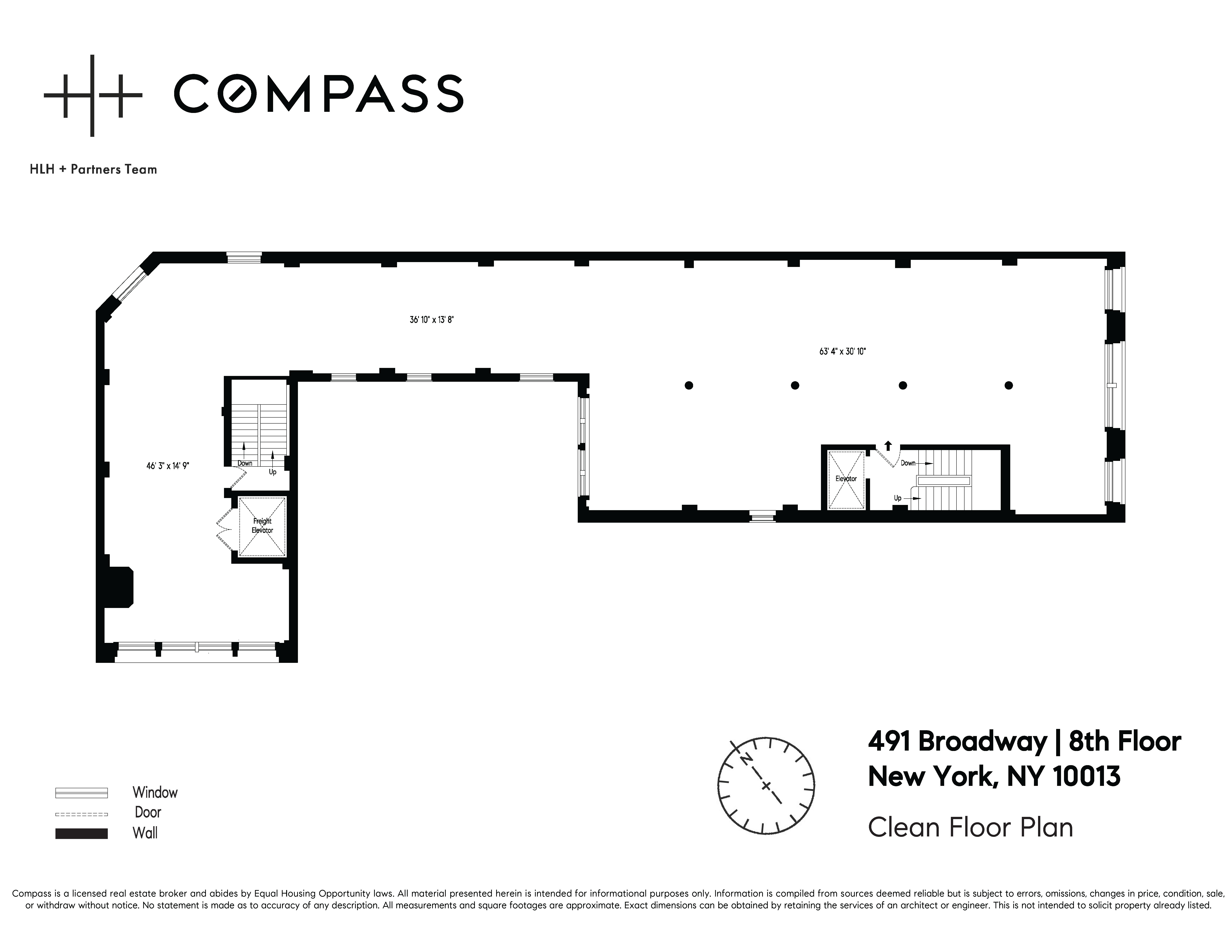 491 Broadway Manhattan, NY 10012 - Photo 10 of 11 a picture of a floor plan