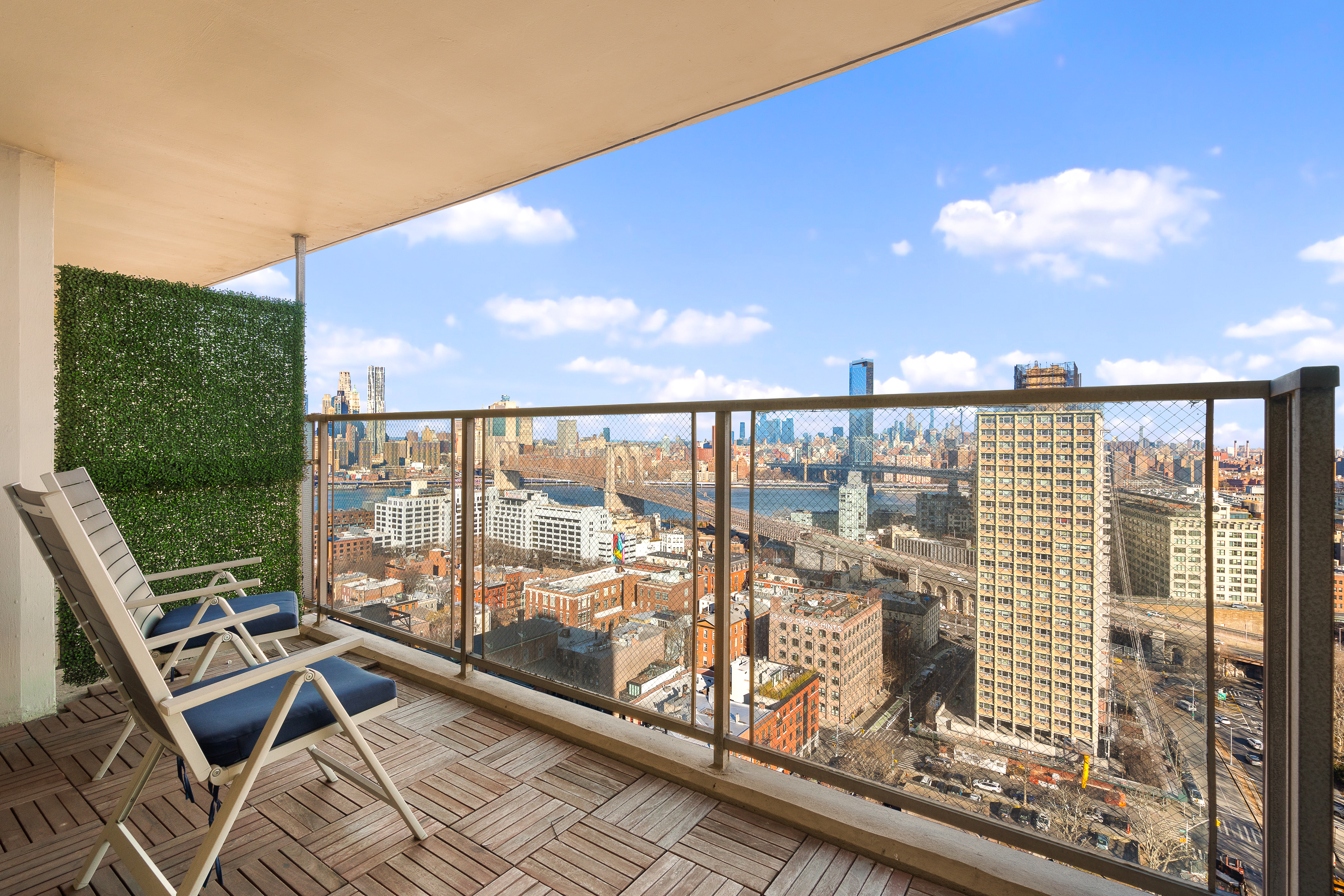 75 Henry Street, Unit 23D Brooklyn, NY 11201 - Photo 7 of 8 a view of balcony with furniture