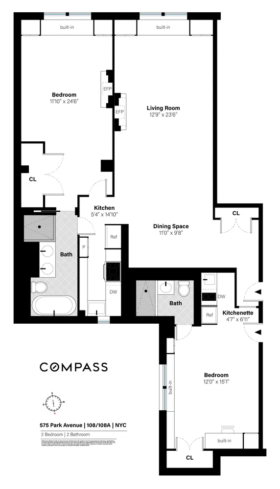 $1,199,000 | 575 Park Avenue, Unit 108 | Lenox Hill