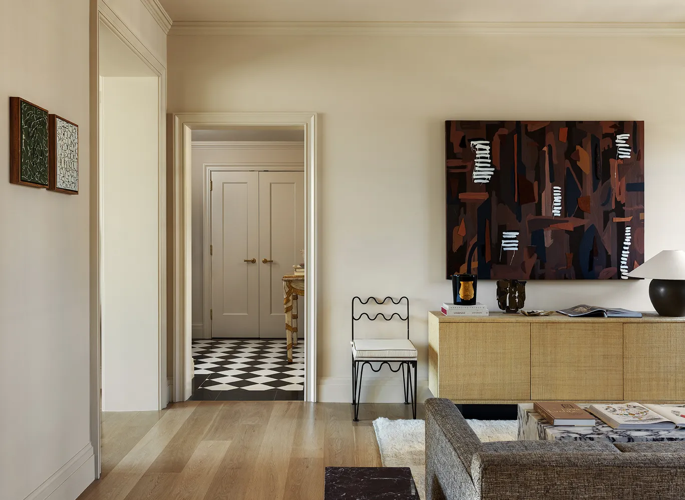 a view of livingroom with furniture and window