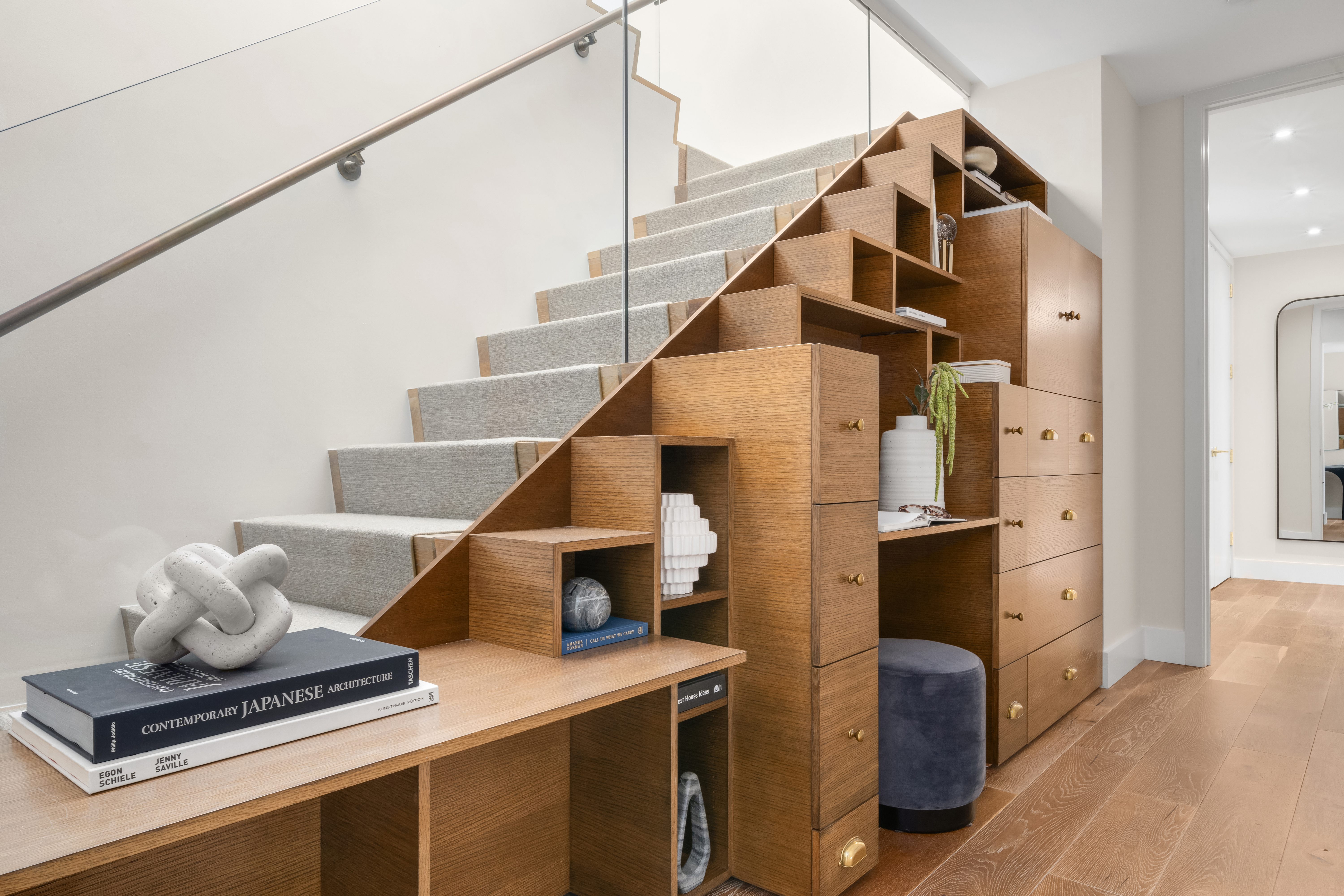 93 Worth Street, Unit PH5 Manhattan, NY 10013 - Photo 15 of 19 a view of living room with furniture and wooden floor