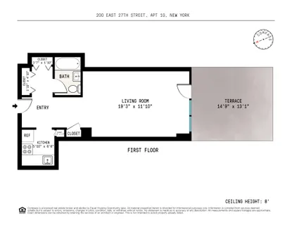 $425,000 | 200 East 27th Street, Unit 1G | Kips Bay