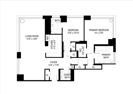 $1,985,000 | 250 East 53rd Street, Unit 1601 | Midtown East