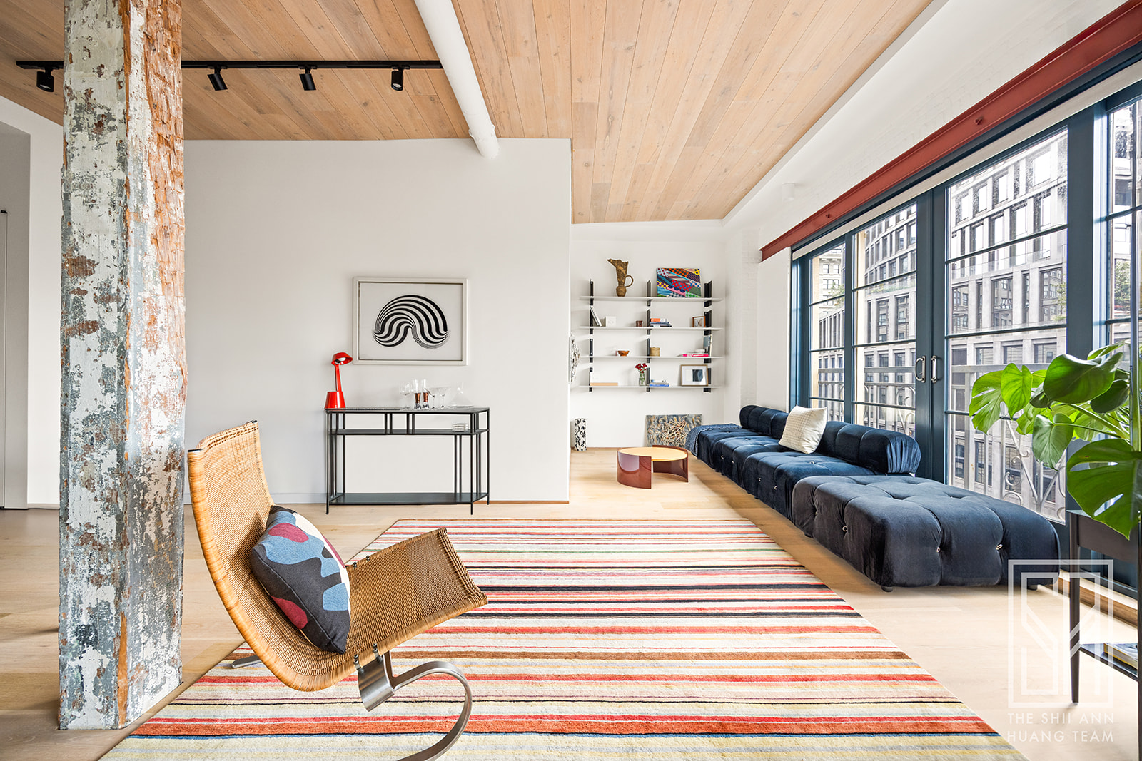 57 Front Street, Unit PH702 Brooklyn, NY 11201 - Photo 1 of 4 a living room with furniture and wooden floor