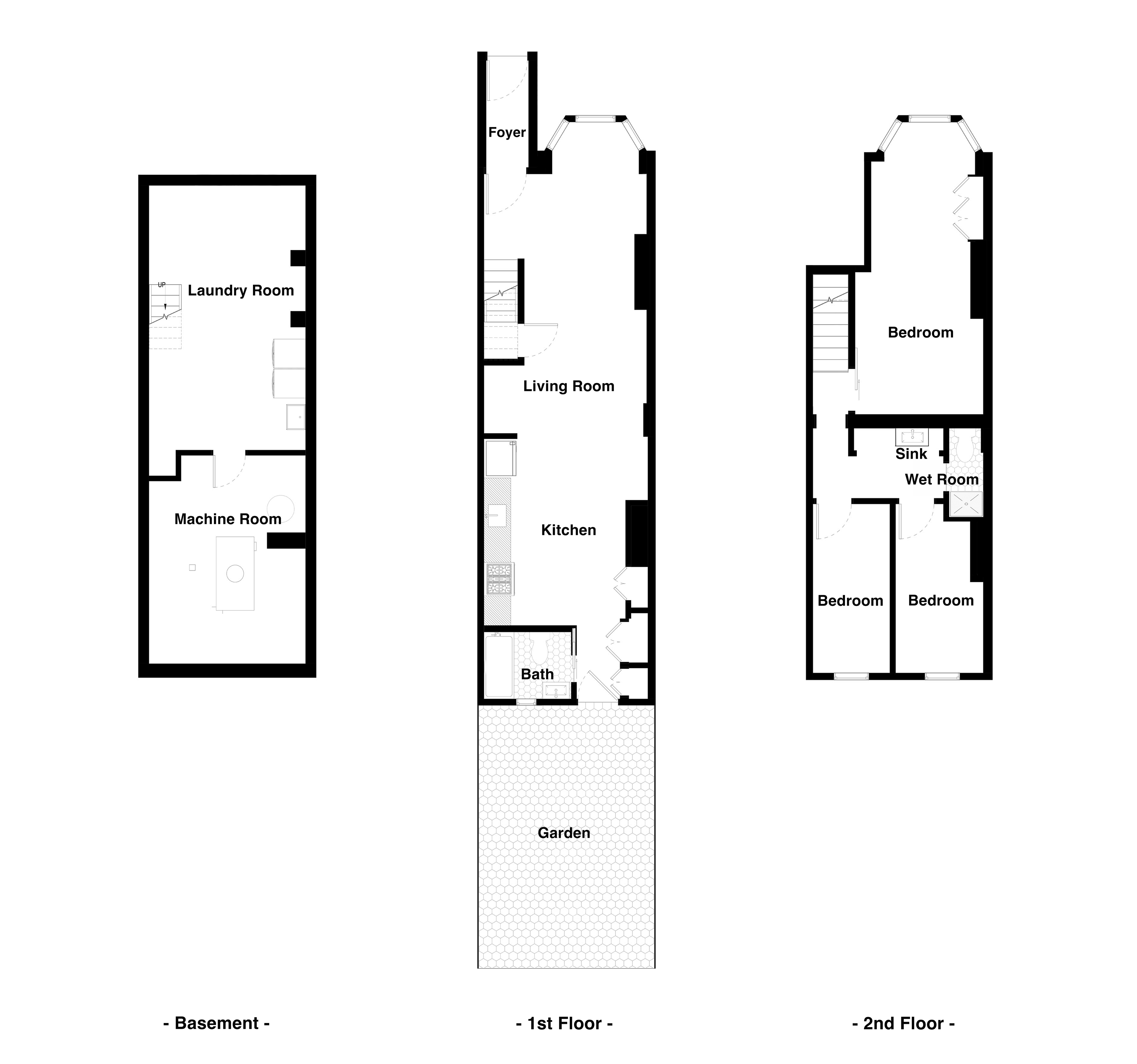 967 Lorimer Street, Unit 1 Brooklyn, NY 11222 - Photo 17 of 17 a picture of floor plan