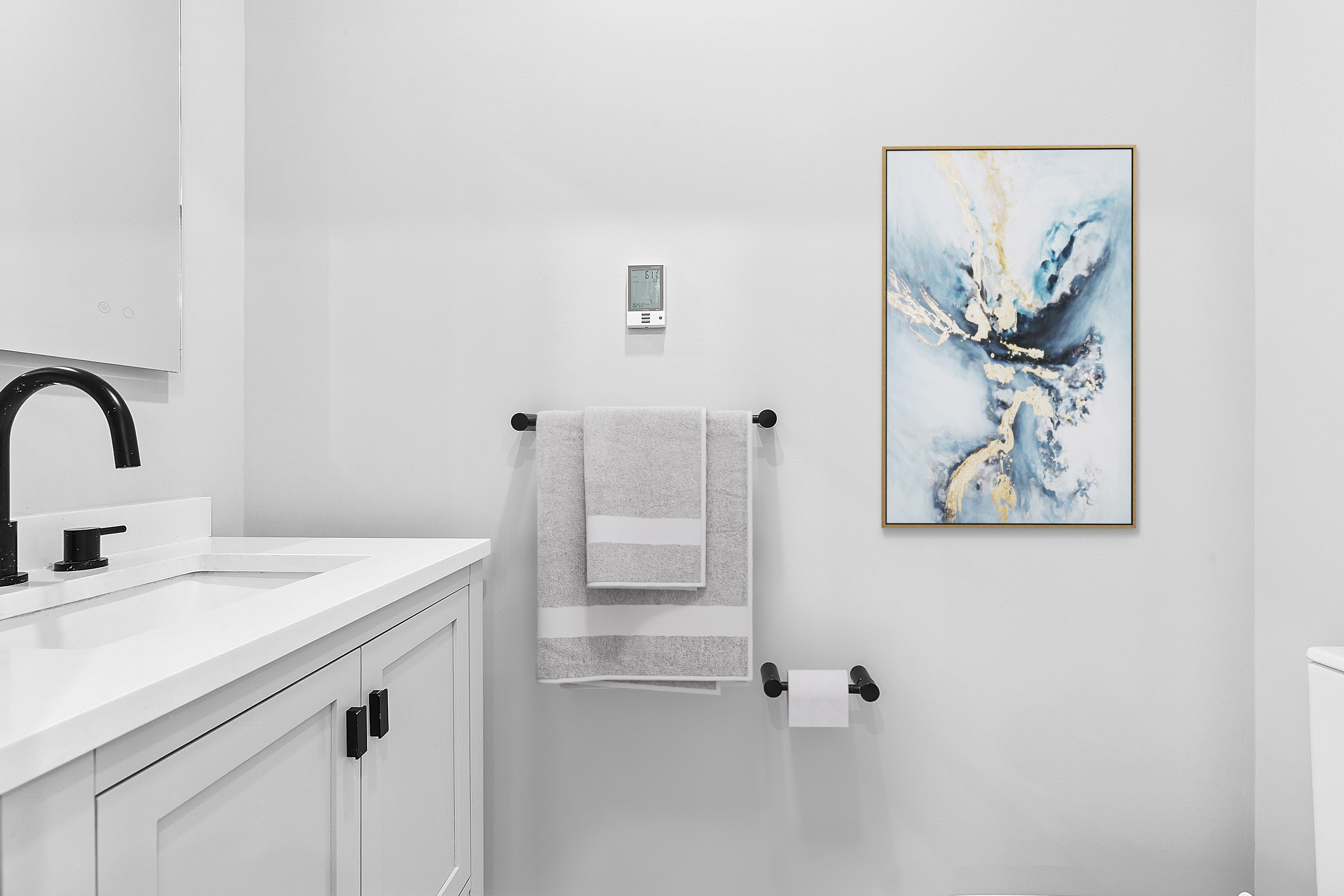 434 Throop Avenue, Unit 2 Brooklyn, NY 11221 - Photo 6 of 20 a bathroom with a sink and a mirror