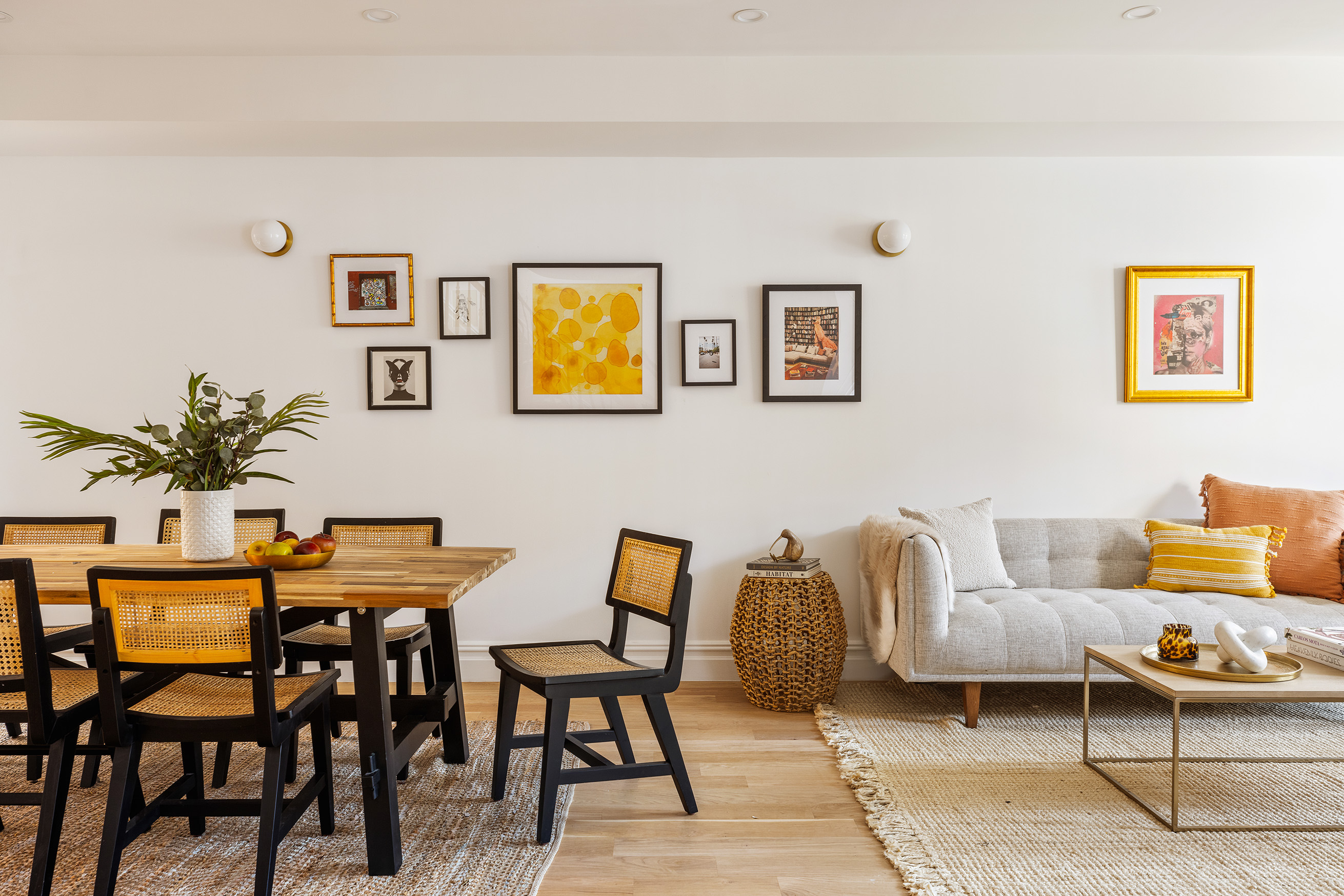 243 East 7th Street Brooklyn, NY 11218 - Photo 3 of 19 a living room with furniture and painting on the wall