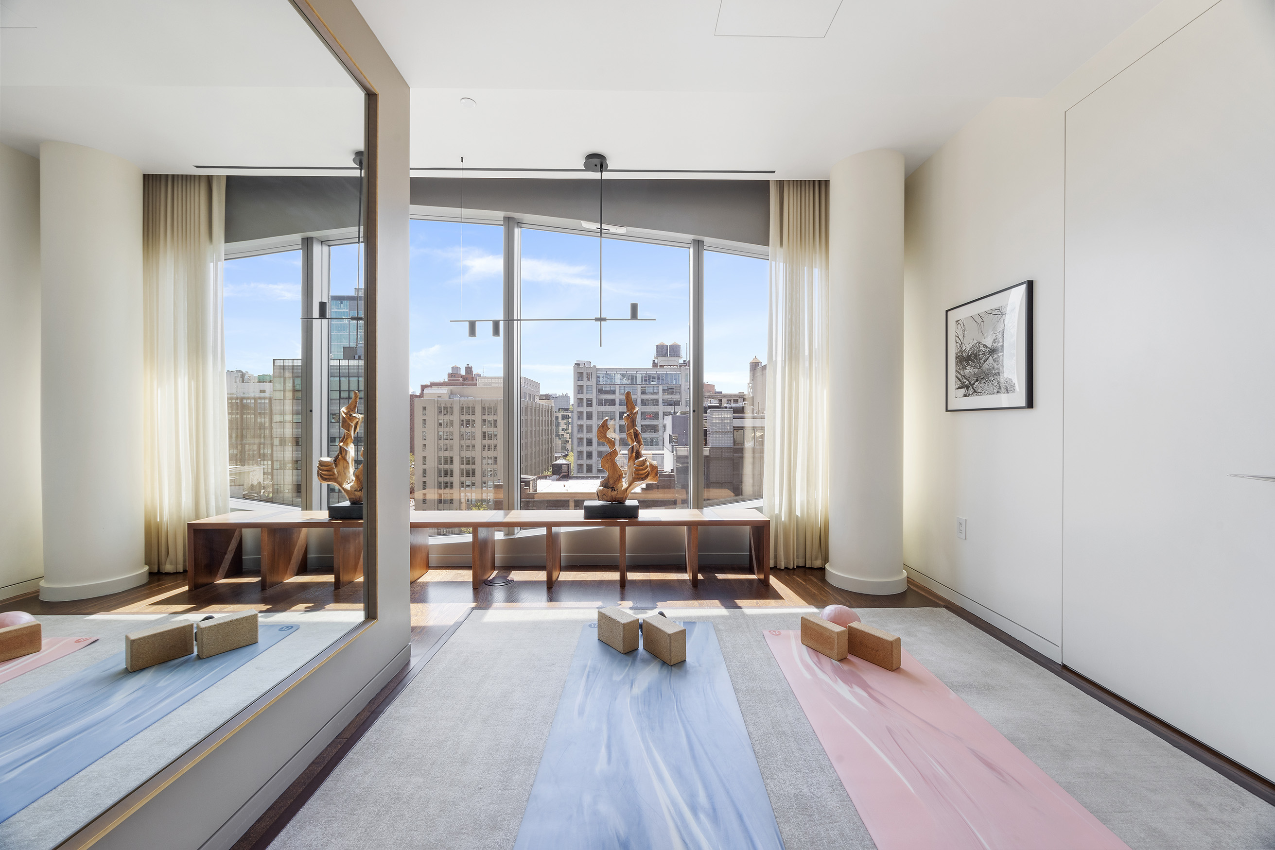 520 West 28th Street, Unit PH37 Manhattan, NY 10001 - Photo 29 of 45 a living room with furniture and a large window
