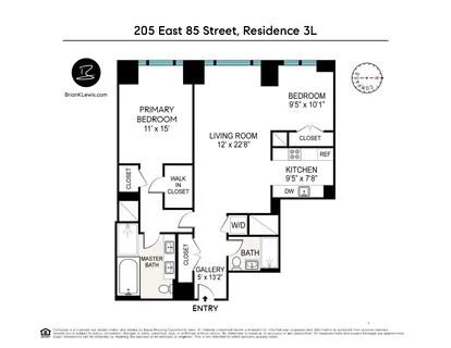 $1,850,000 | 205 East 85th Street, Unit 3L | Upper East Side