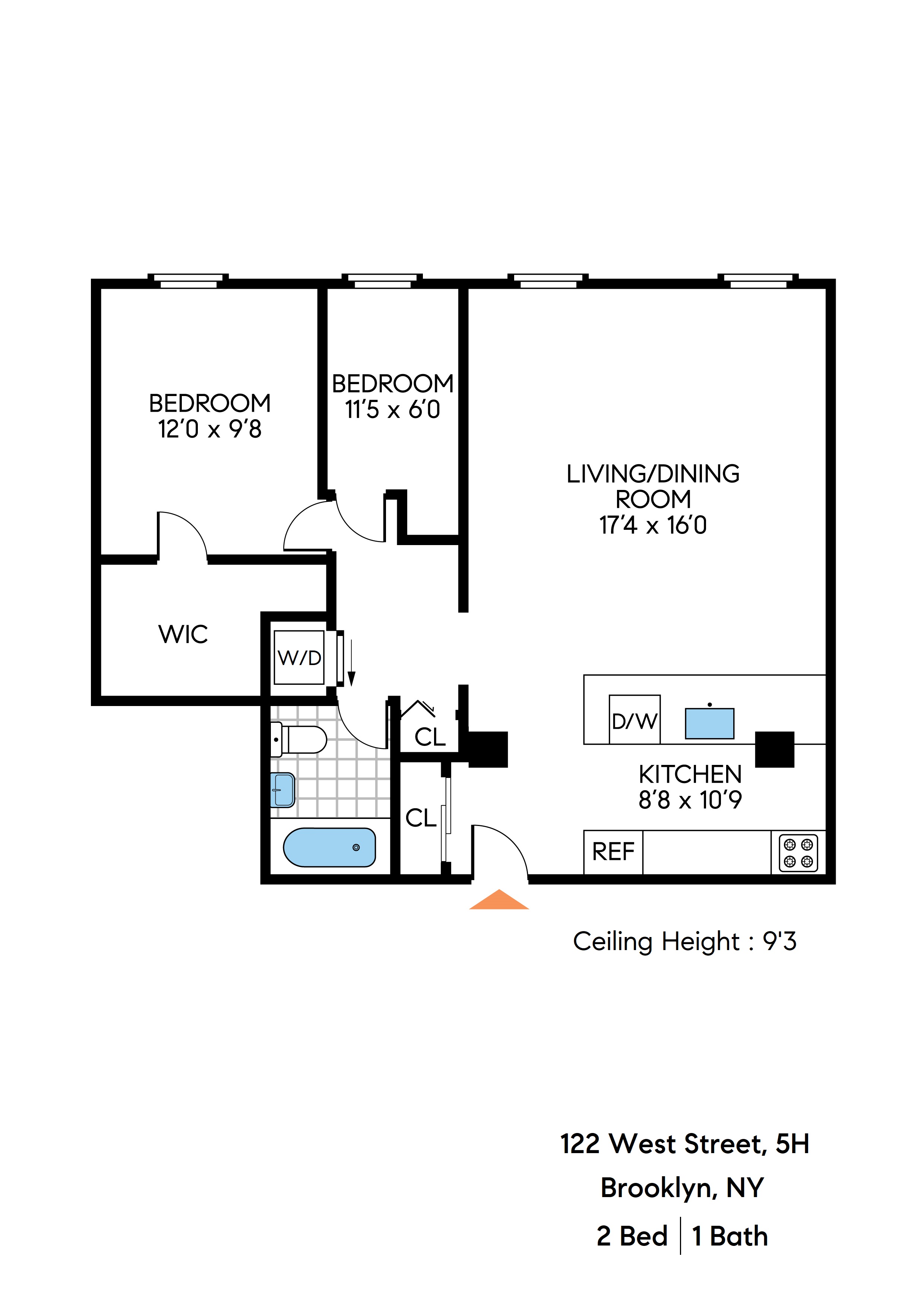 122 West Street, Unit 5H Brooklyn, NY 11222 - Photo 12 of 12