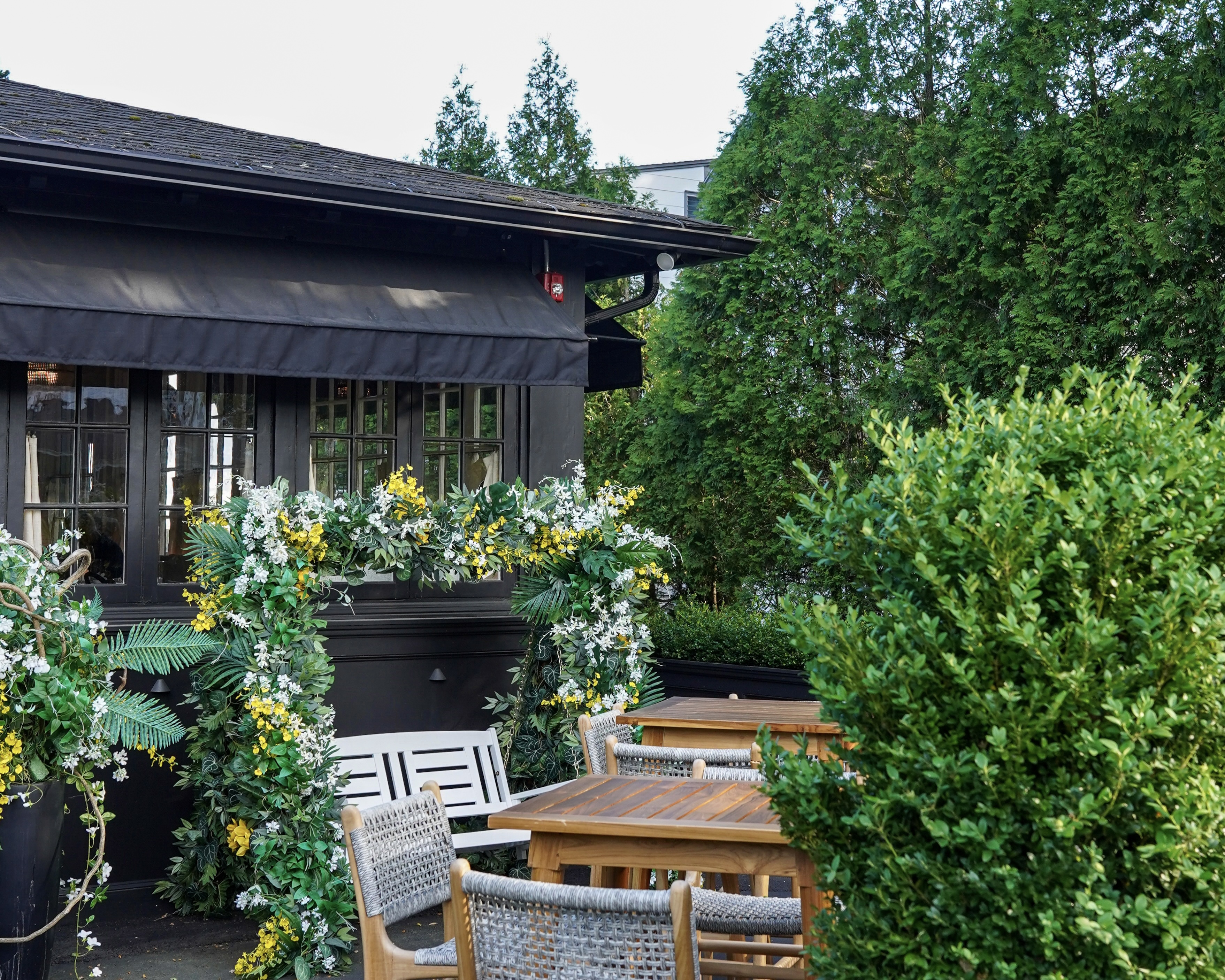 210 Hampton Road Southampton, NY 11968 - Photo 21 of 34 an aerial view of a house with a yard