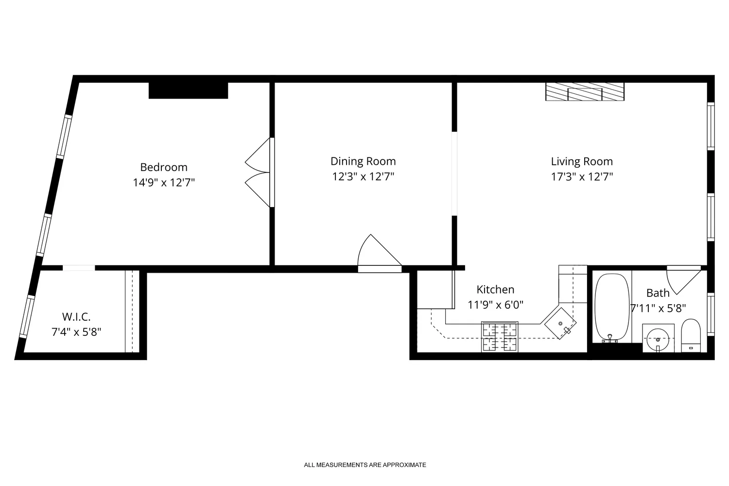 $3,300 | 370 Myrtle Avenue, Unit 2 | Fort Greene