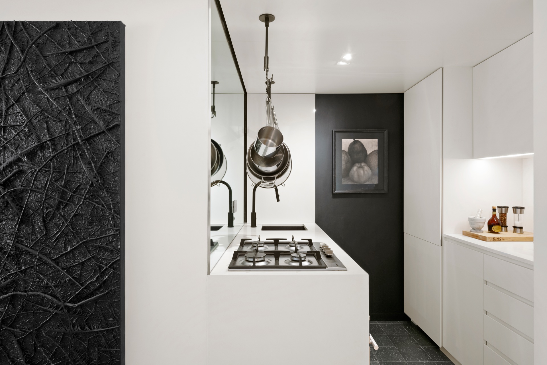 55 East 9th Street, Unit 4N Manhattan, NY 10003 - Photo 4 of 10 a kitchen with a stove and a refrigerator