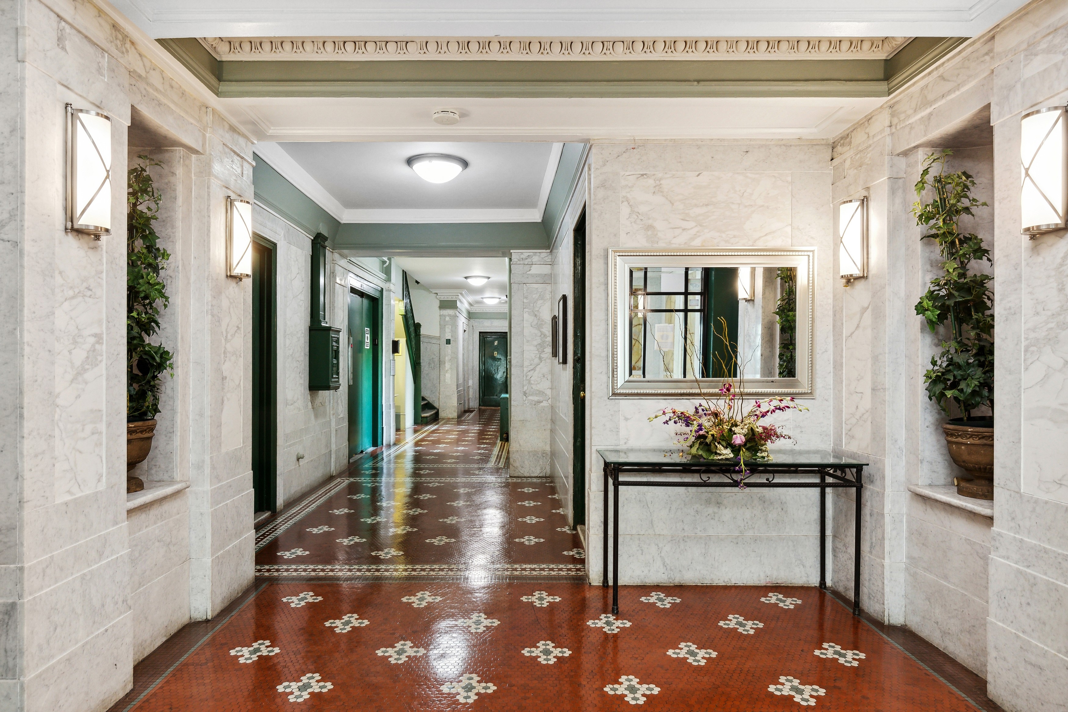 804 West 180th Street, Unit 41 Manhattan, NY 10033 - Photo 18 of 23 a lobby with furniture and floor to ceiling window